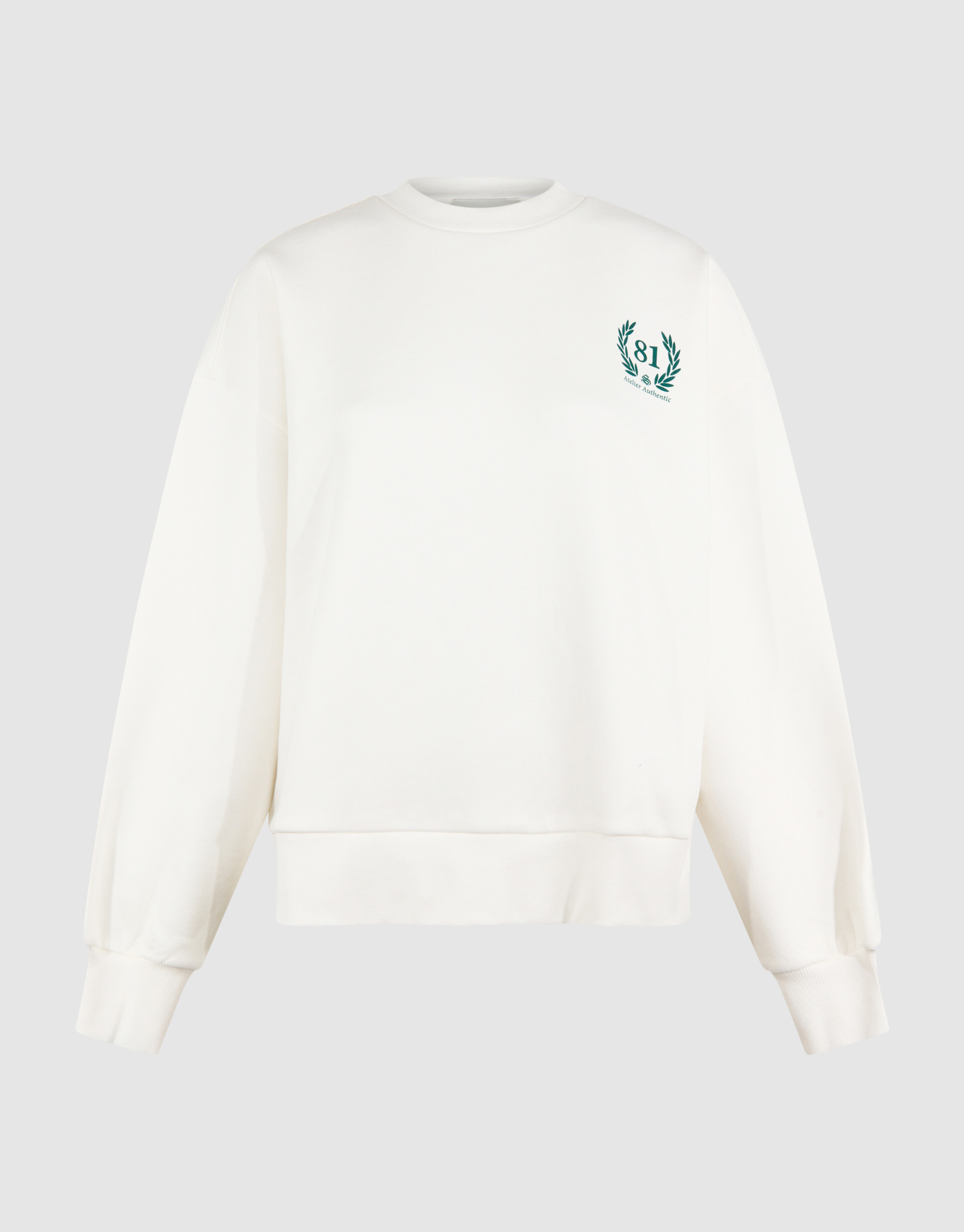 Social Club Artwork Pullover Gebrochen Wei&szlig; SHOEBY WOMEN