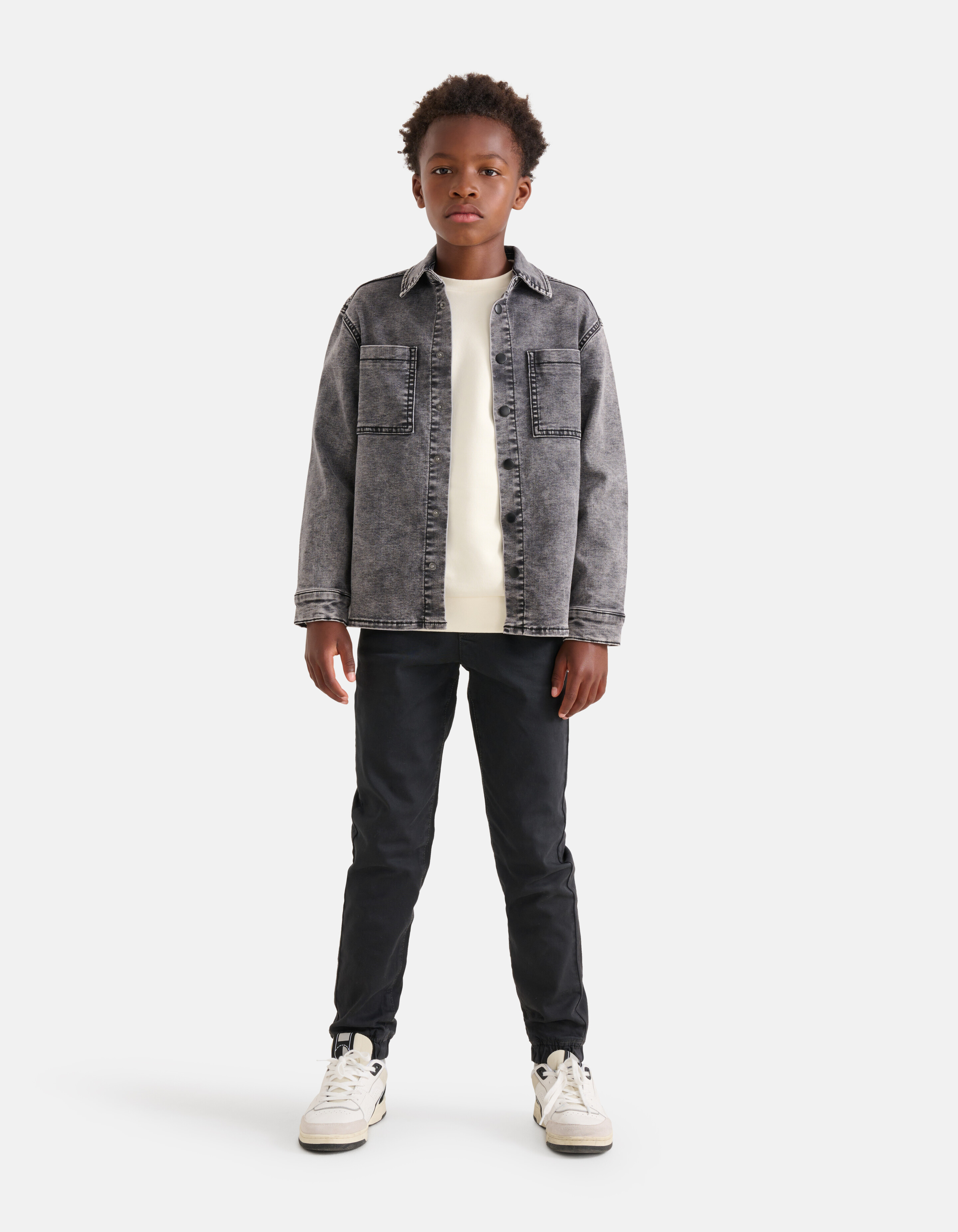 Loose Fit Twill-Hose Dunkelblau SHOEBY BOYS