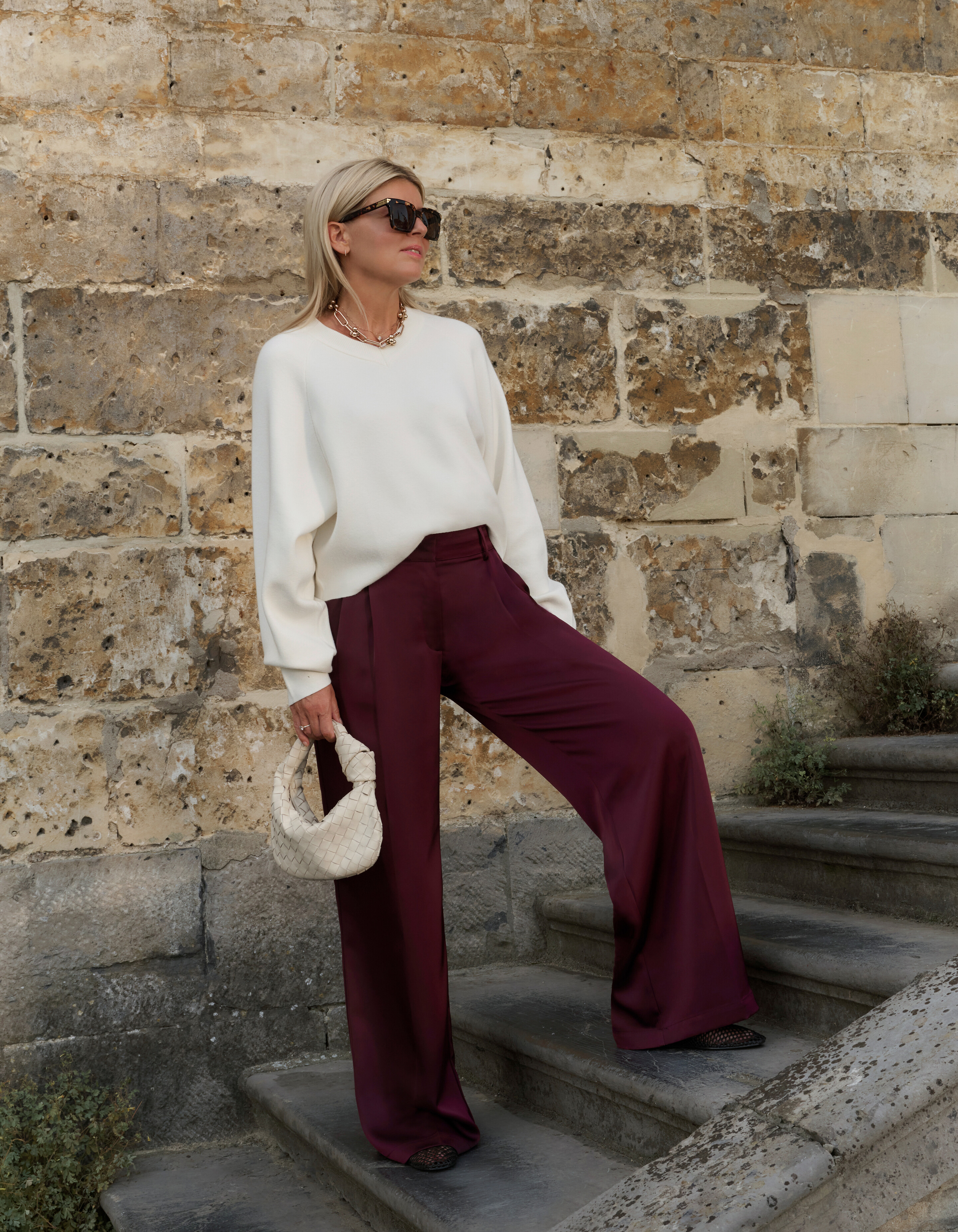 Gekürzter Pullover Off White von Lonneke SHOEBY WOMEN