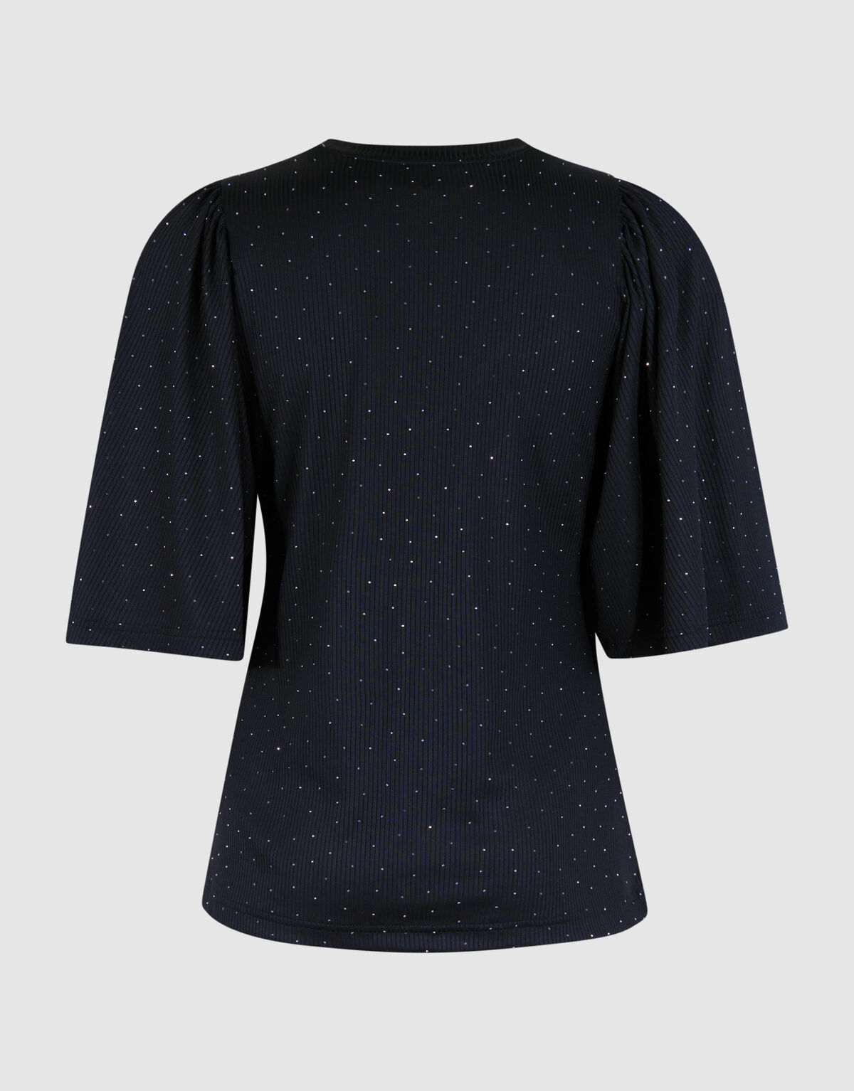 Strass-Rüschen-Top Schwarz SHOEBY WOMEN