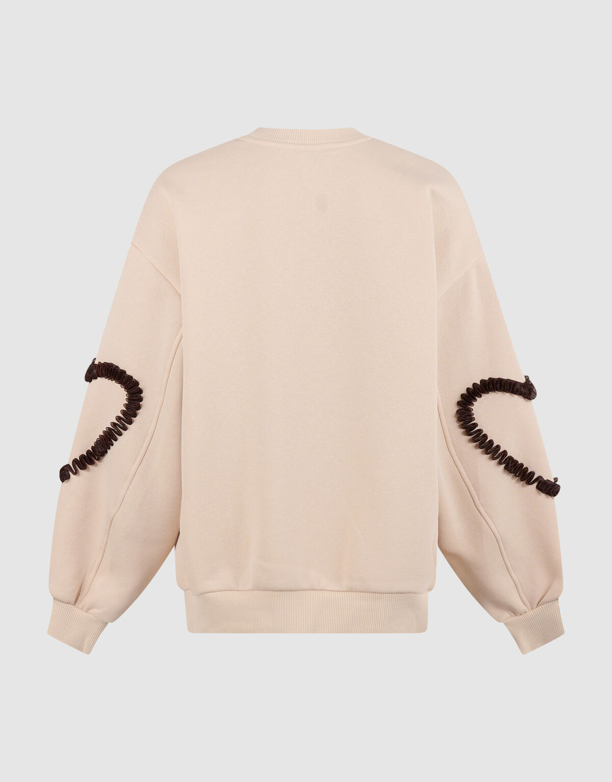 Balloon Fit Heart Pullover Gebrochenem Wei&szlig; SHOEBY GIRLS