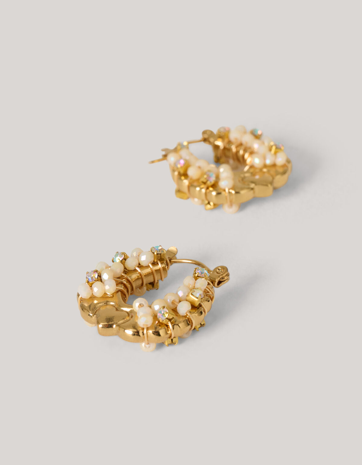 Perlenohrringe Gold SHOEBY ACCESSOIRES