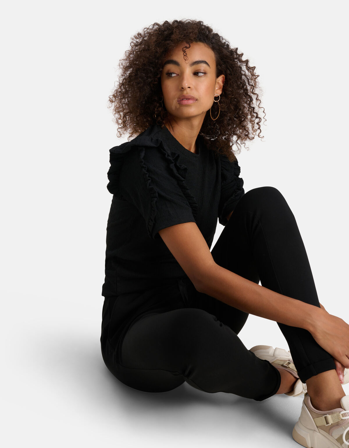 Rüschen Top Crinkle SHOEBY WOMEN