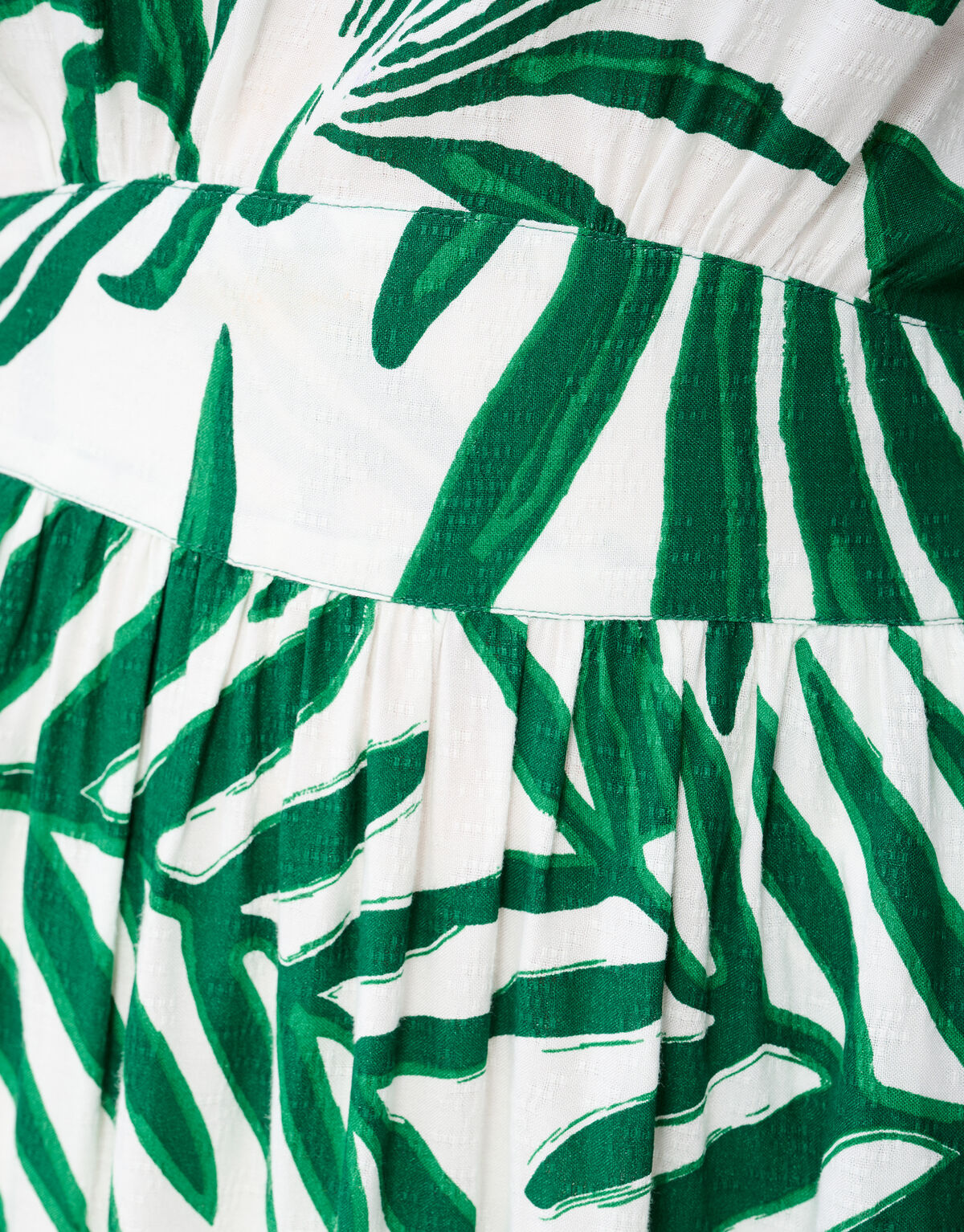 Bedrucktes Palmen-Maxikleid Grün SHOEBY WOMEN