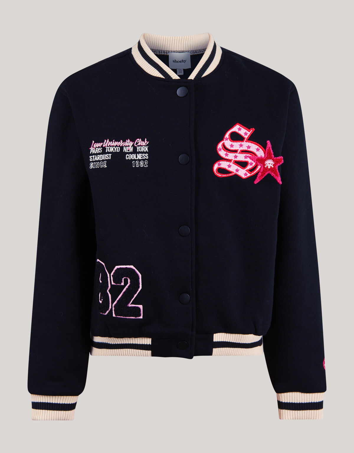 Varsity Bomber Schwarz SHOEBY GIRLS