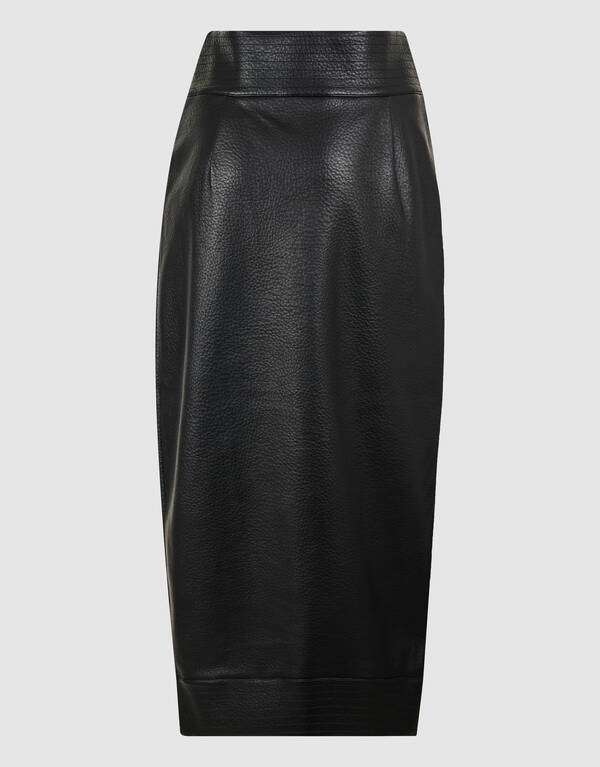 Veganer Leder Overlap Rock Schwarz SHOEBY WOMEN