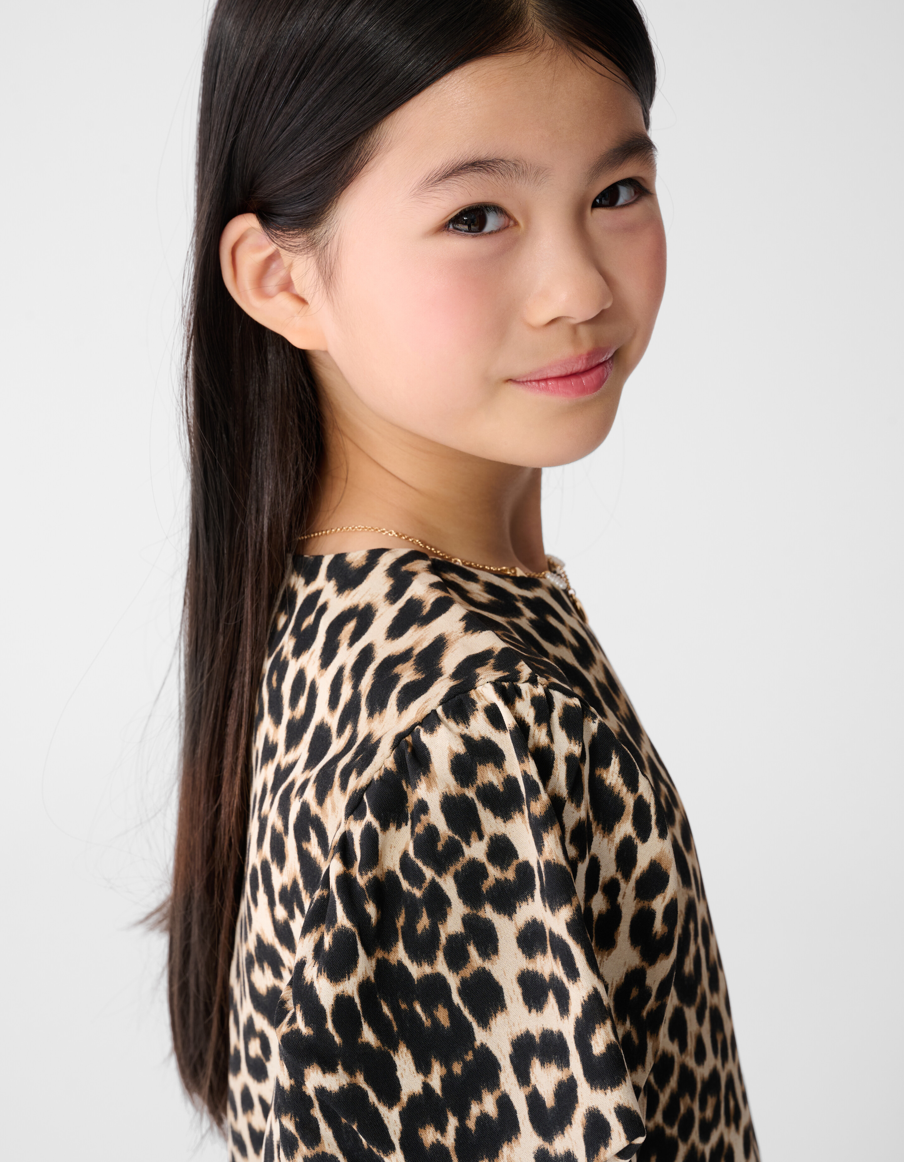 Leopard Drehverschluss Hellbraun SHOEBY GIRLS