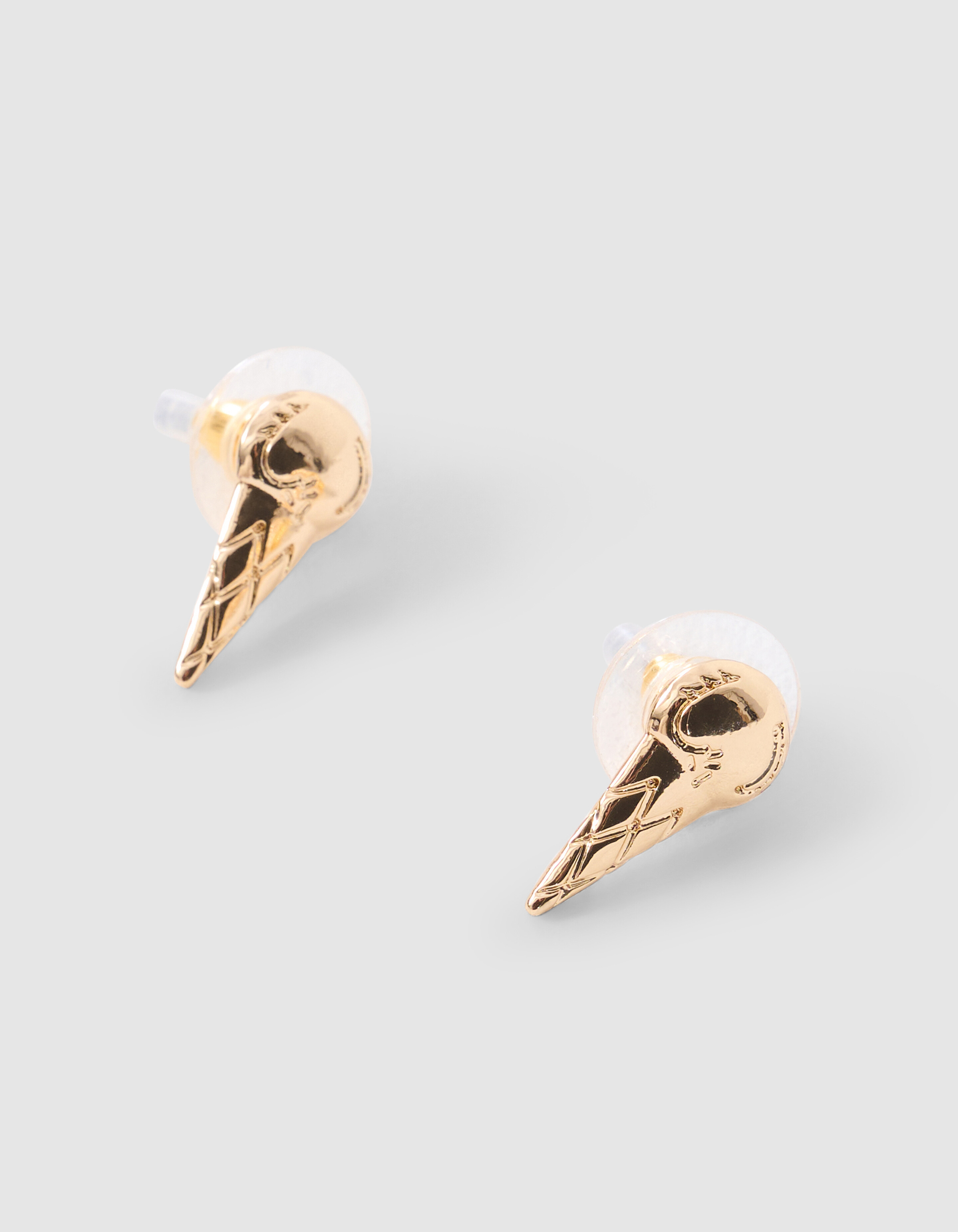 Eiscreme-Ohrringe Gold SHOEBY ACCESSOIRES