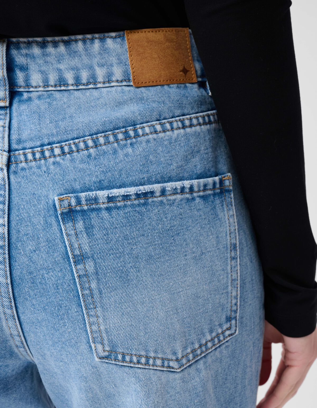 Heart Straight Fit Jeans Blau SHOEBY WOMEN