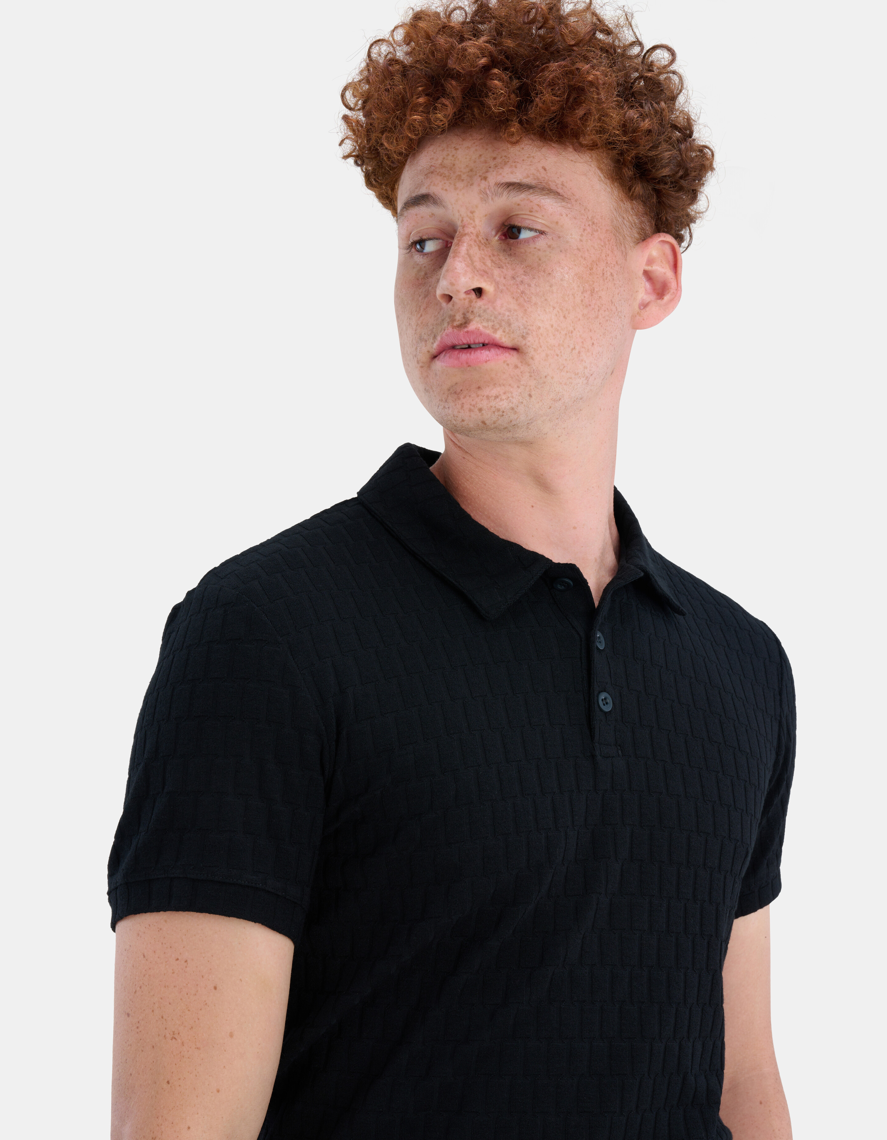 Poloshirt Schwarz REFILL