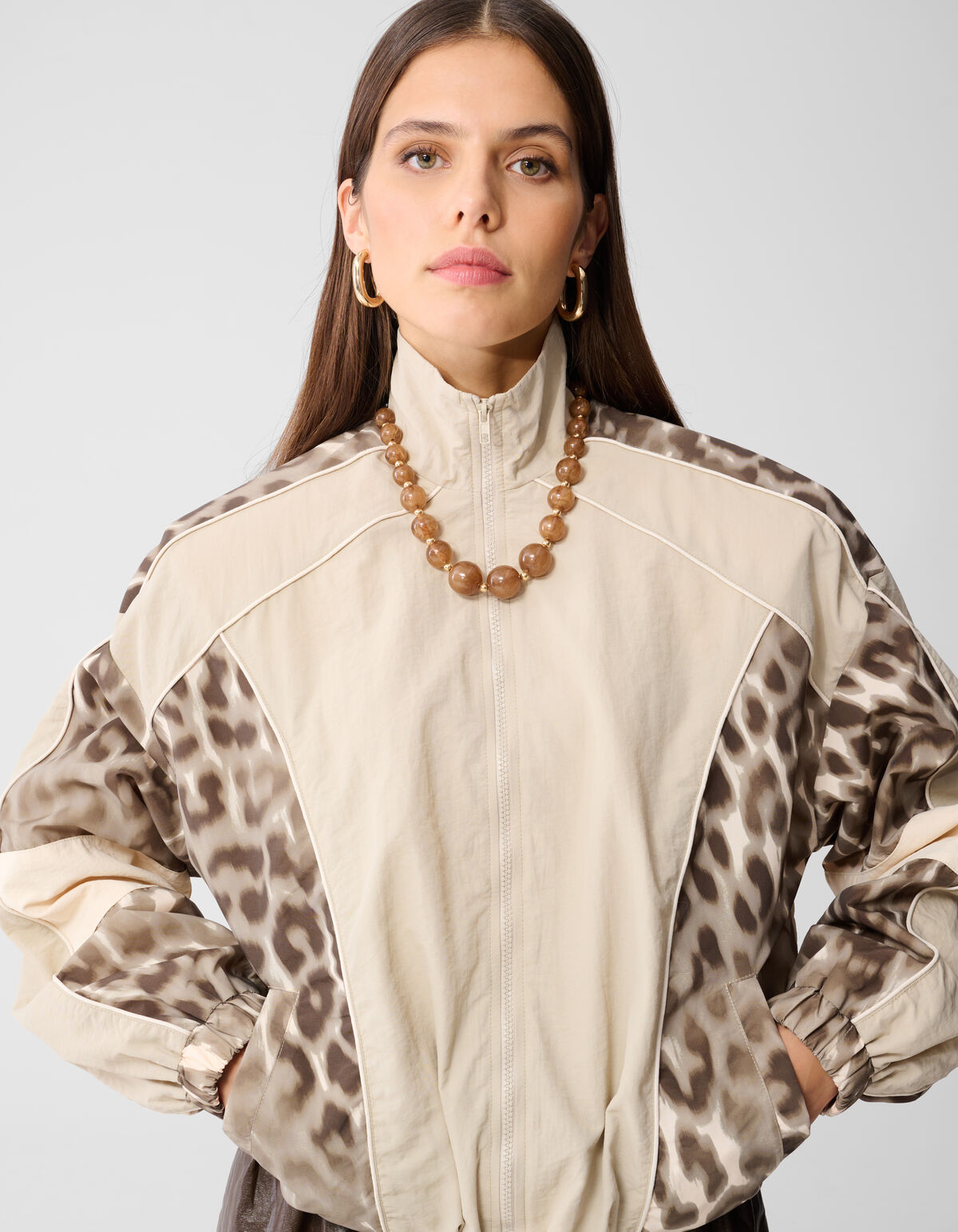 Sportlicher Leopard-Mix Jack Beige SHOEBY WOMEN