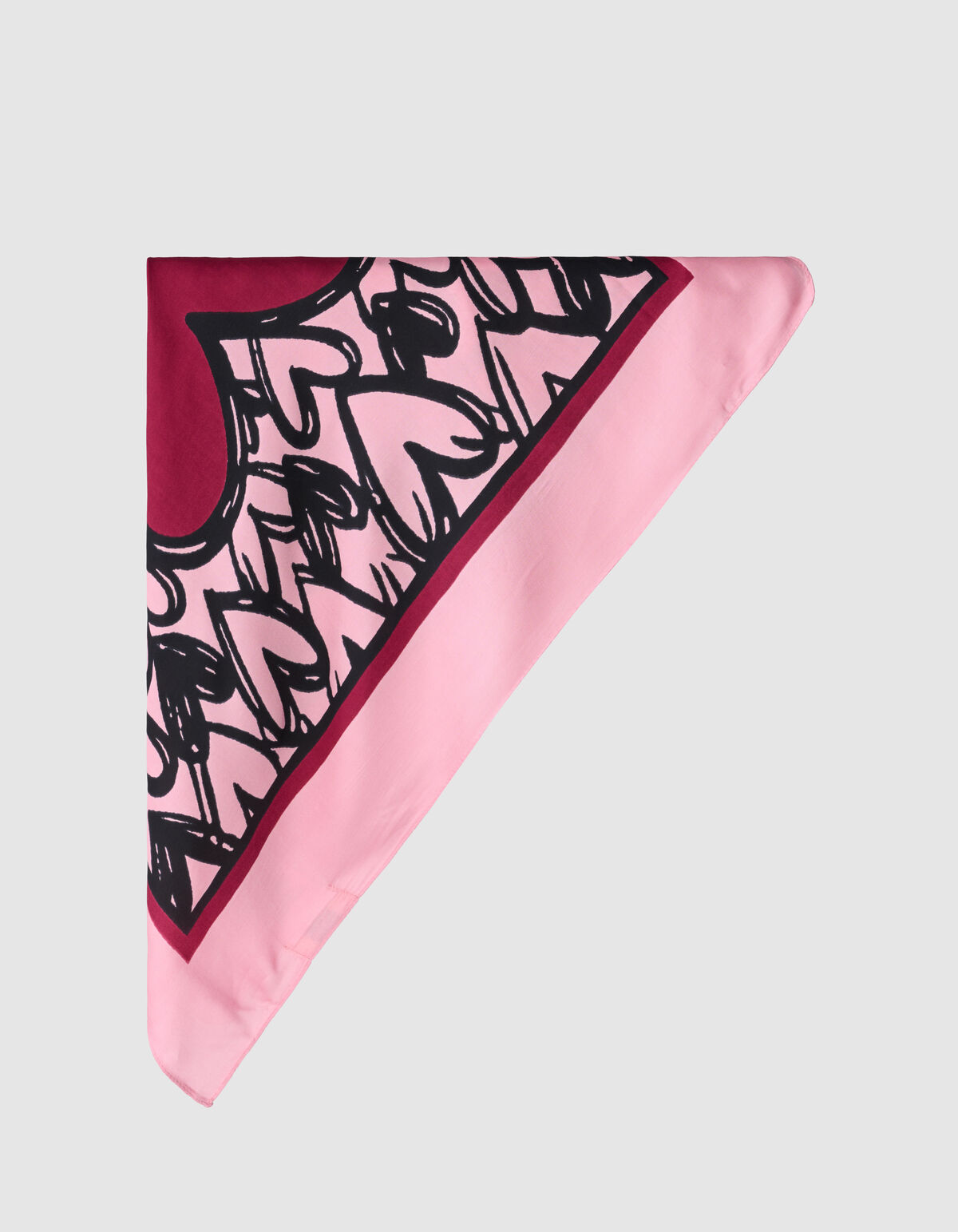 Herz-Schal Rosa SHOEBY ACCESSOIRES