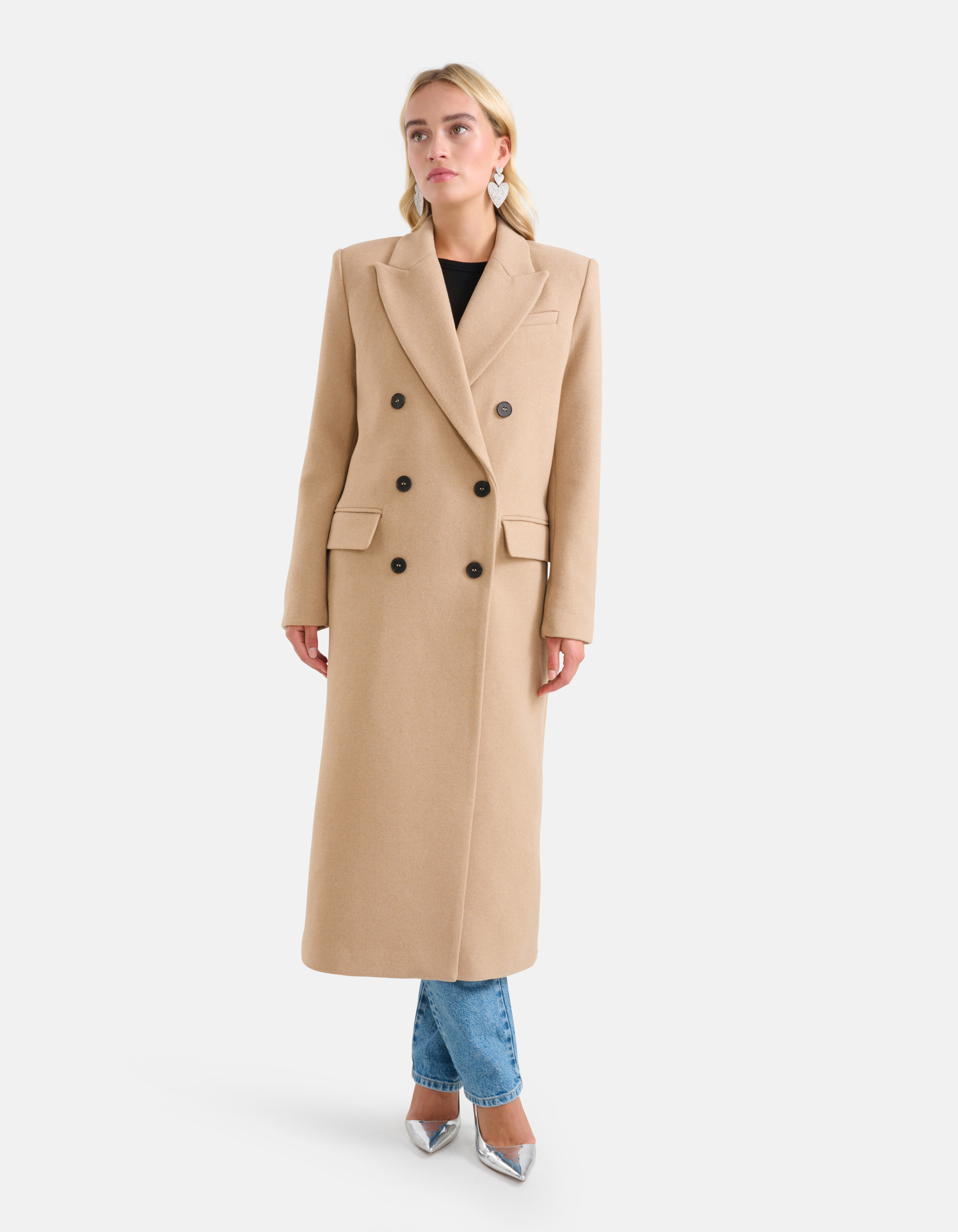 Übergroße Jacke Beige von Monica SHOEBY WOMEN