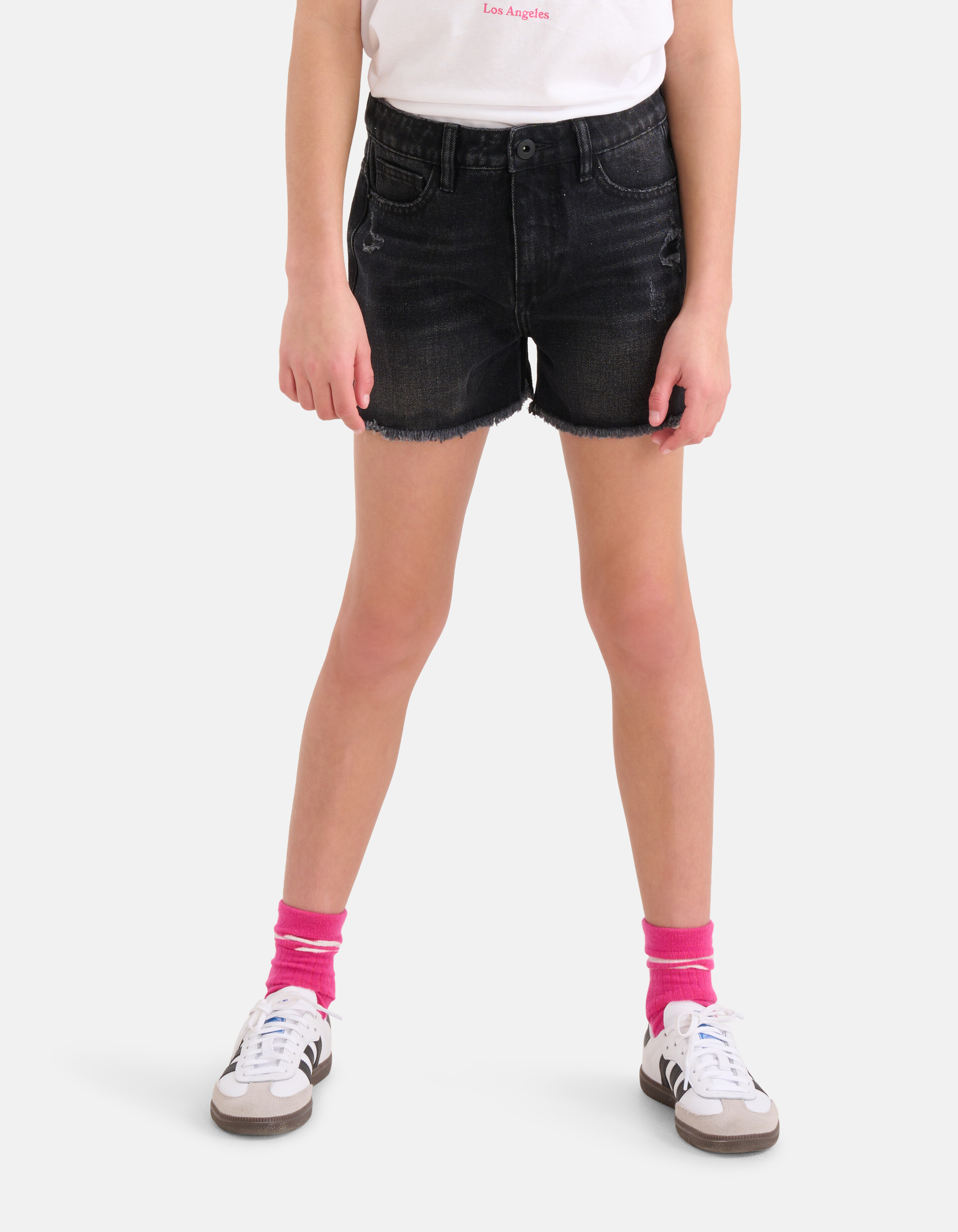 Destroy Denim Short Schwarz SHOEBY GIRLS