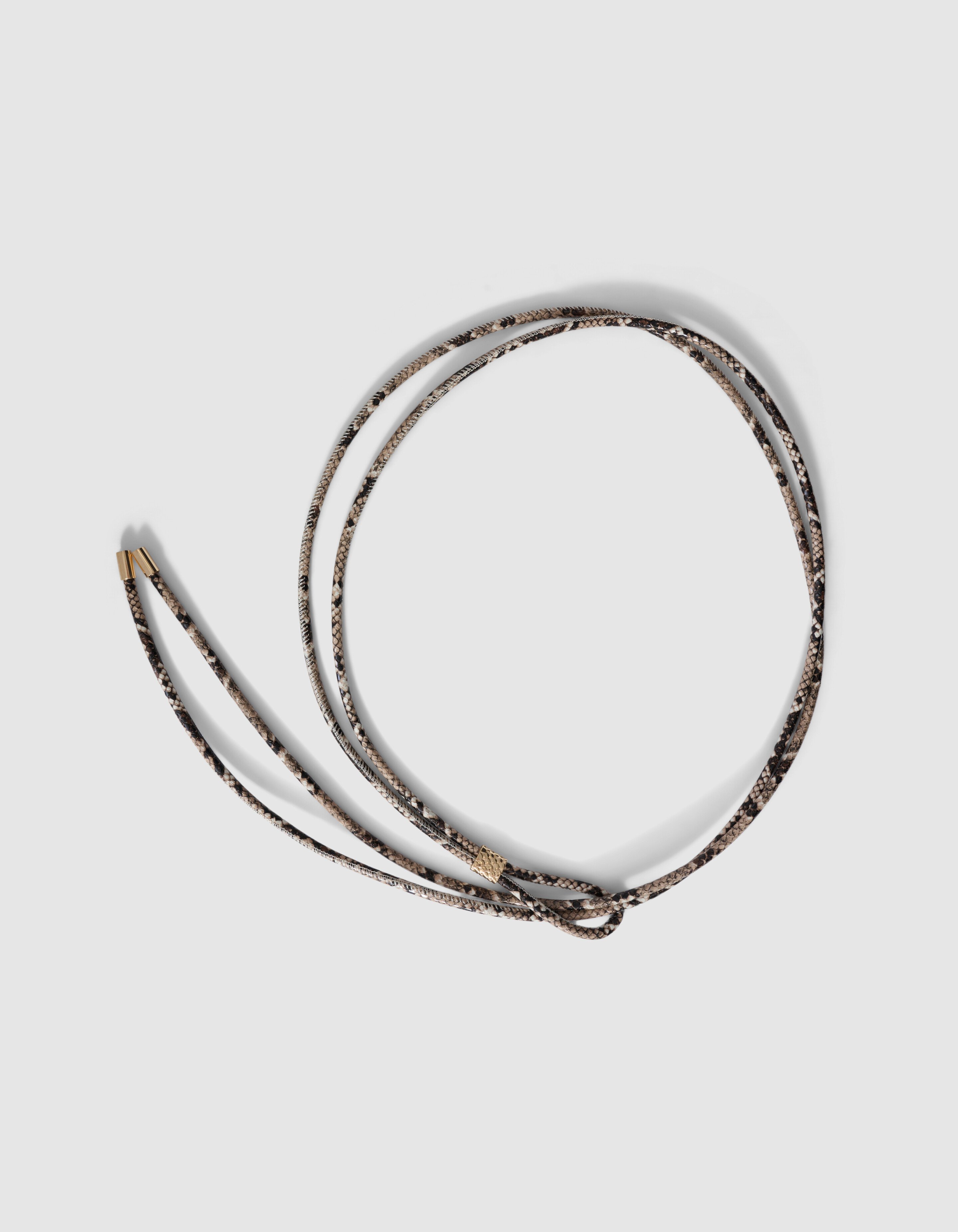 Schlangenriemen Hellbraun SHOEBY ACCESSOIRES