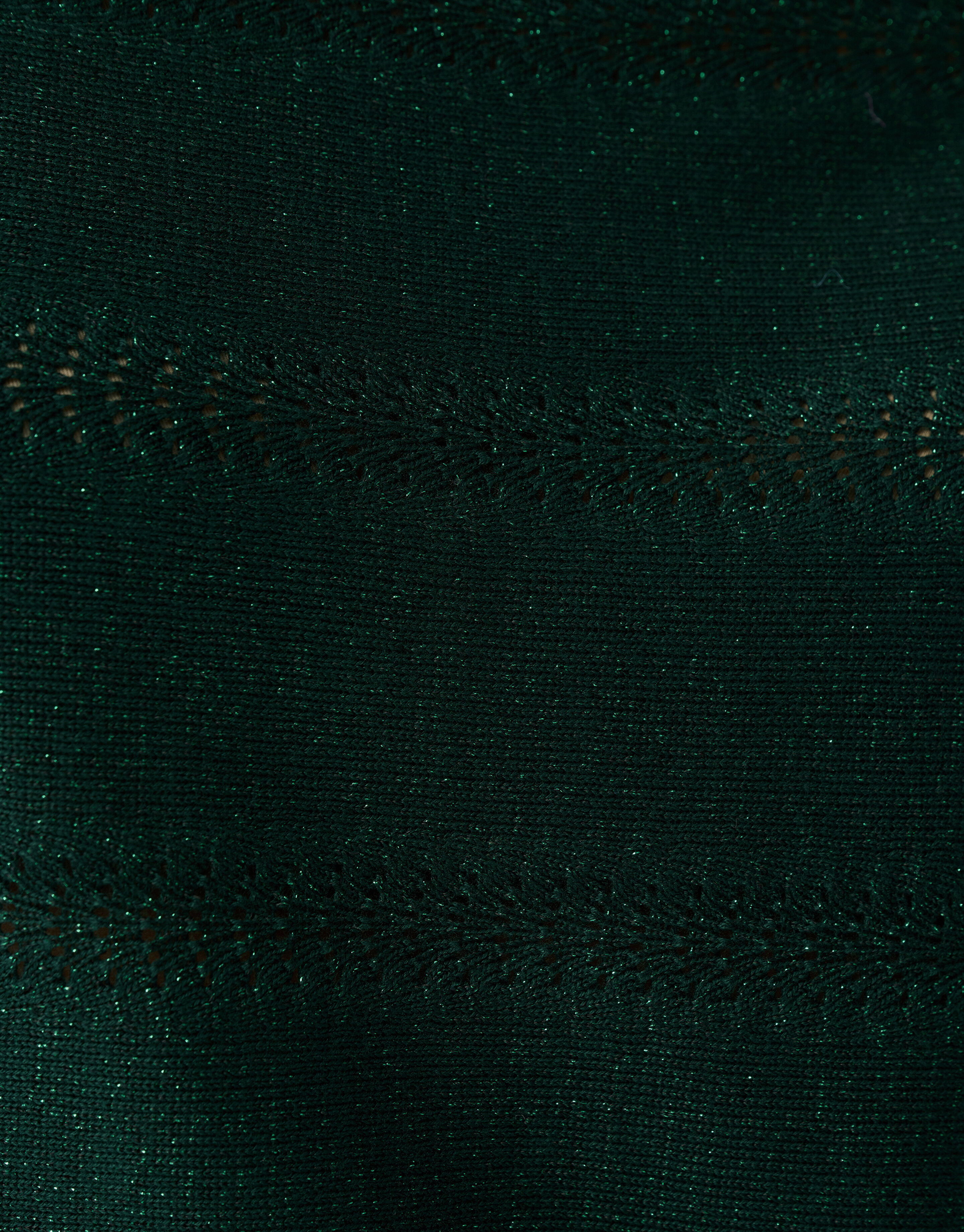 Glitzer Fledermausärmel Pullover Dunkelgrün SHOEBY WOMEN