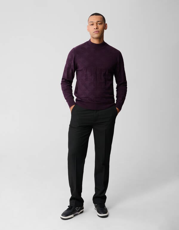 Straight Fit Hose Schwarz SHOEBY MEN