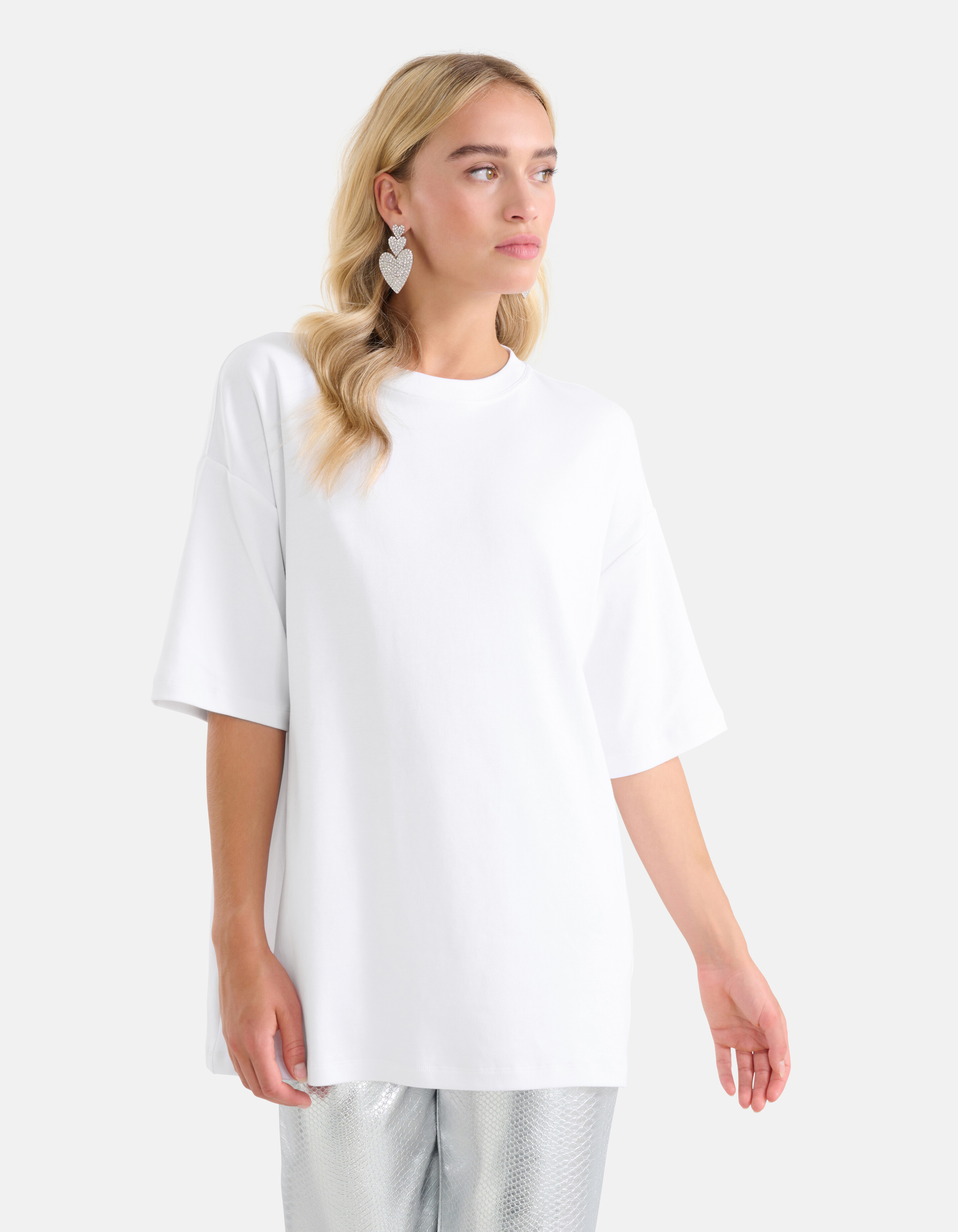 Übergroßes T-shirt Weiß von Monica SHOEBY WOMEN