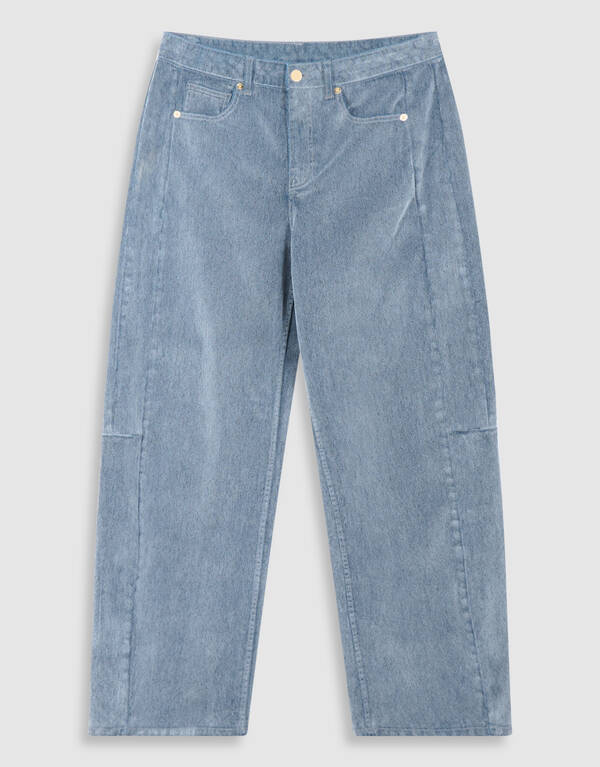 Velvet Barrel Fit Jeans Dunkelgrau SHOEBY WOMEN