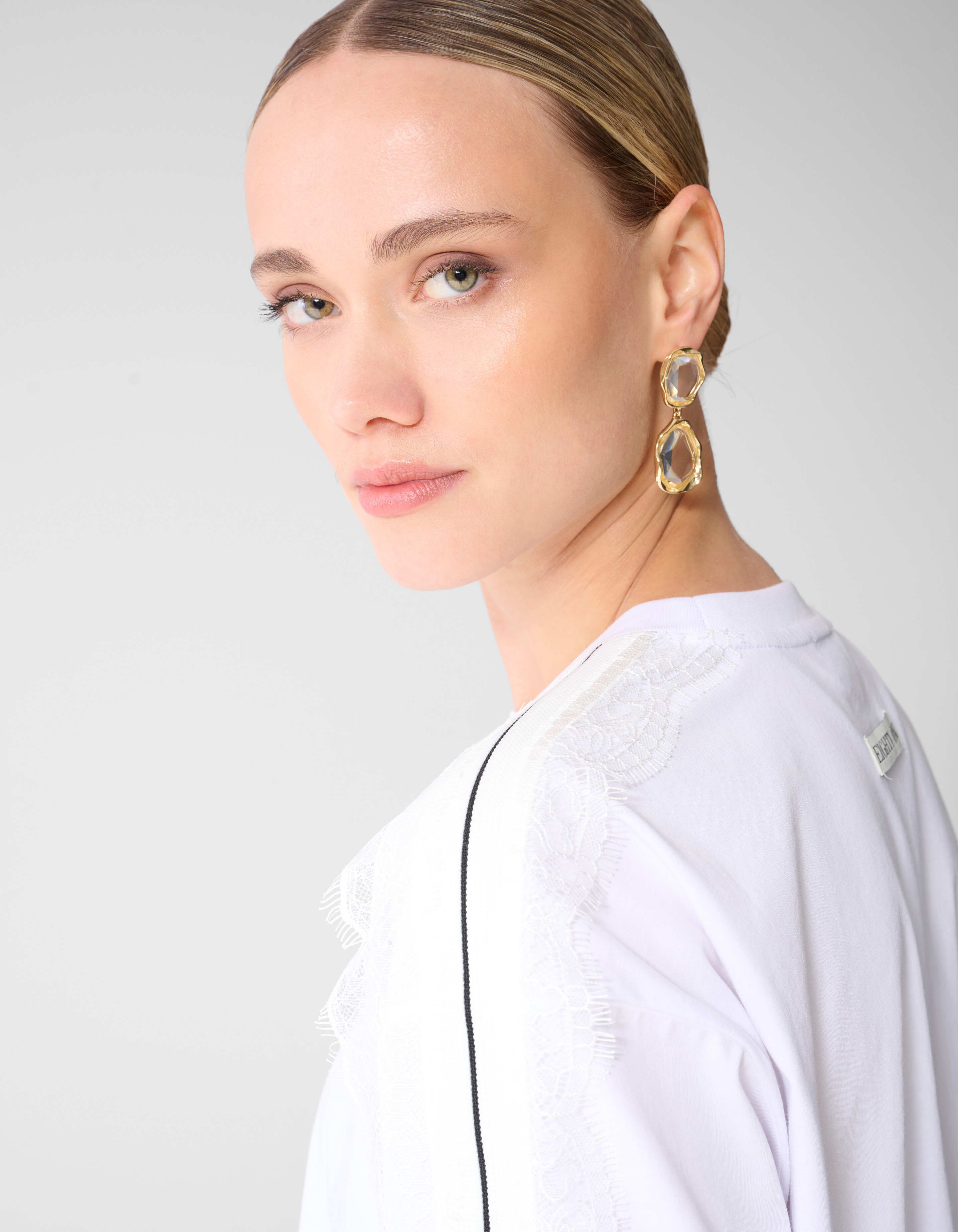 Vintage Stone Ohrringe Gold SHOEBY ACCESSOIRES