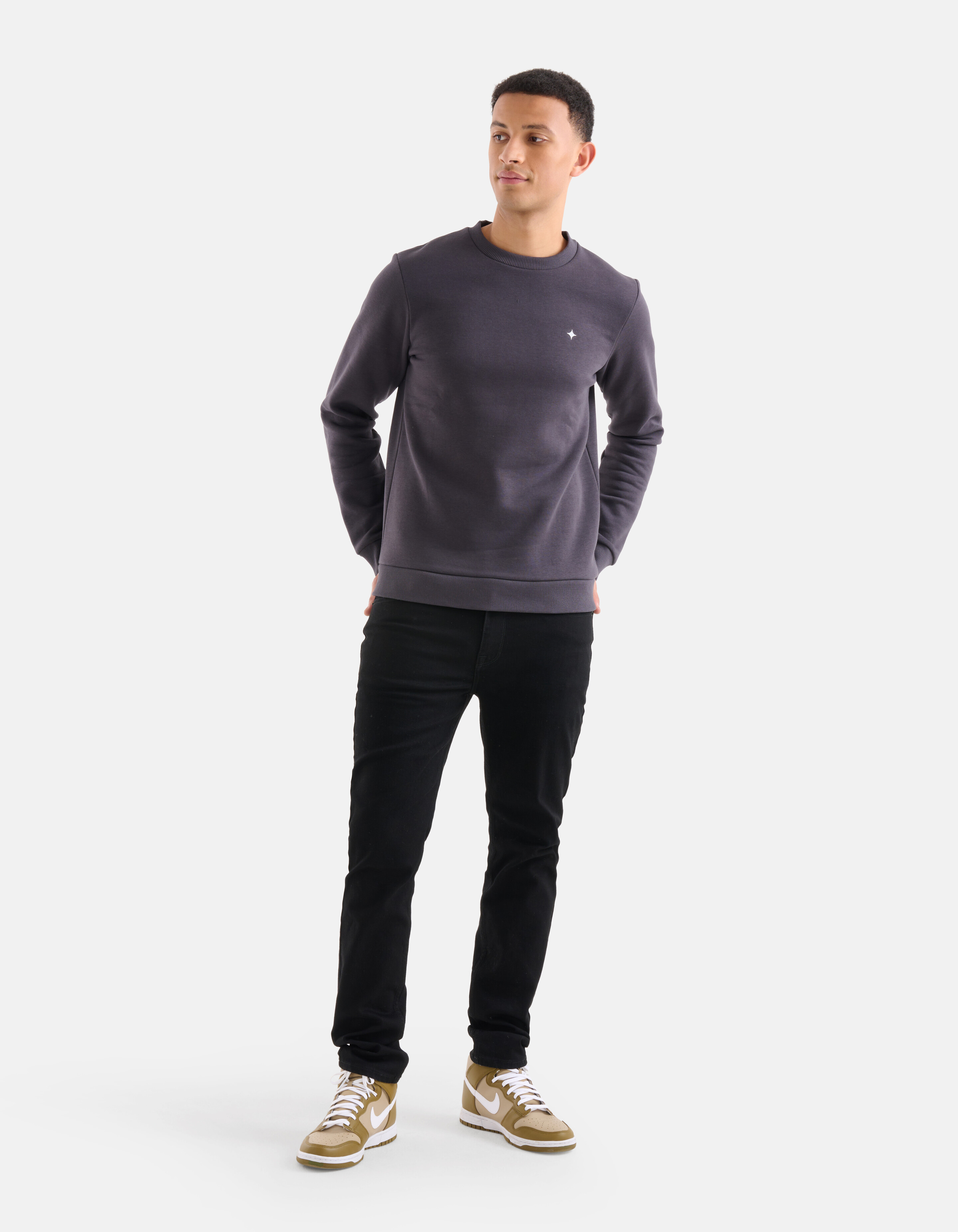 Slim Fit Jeans Schwarz L32 SHOEBY MEN