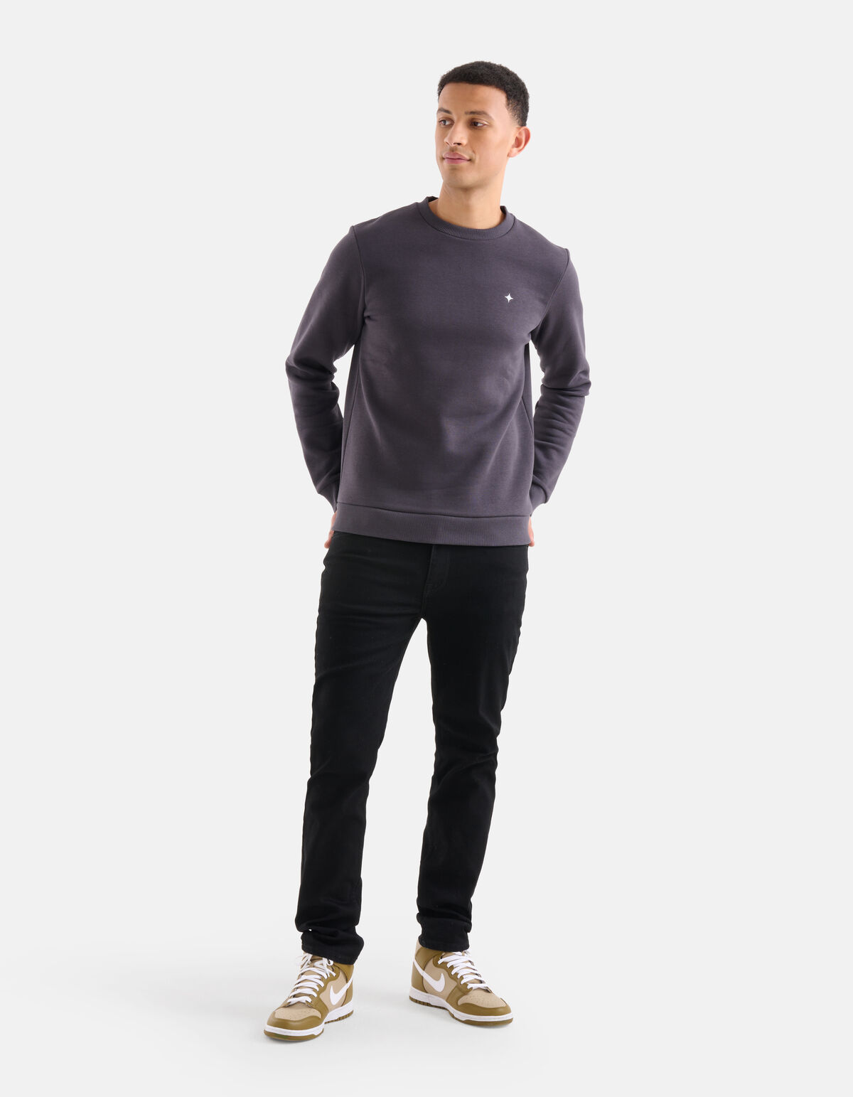 Slim Fit Jeans Schwarz L32 SHOEBY MEN