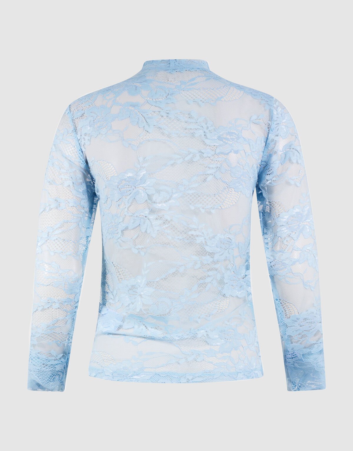 Flower-Spitzen-Top Hellblau SHOEBY WOMEN