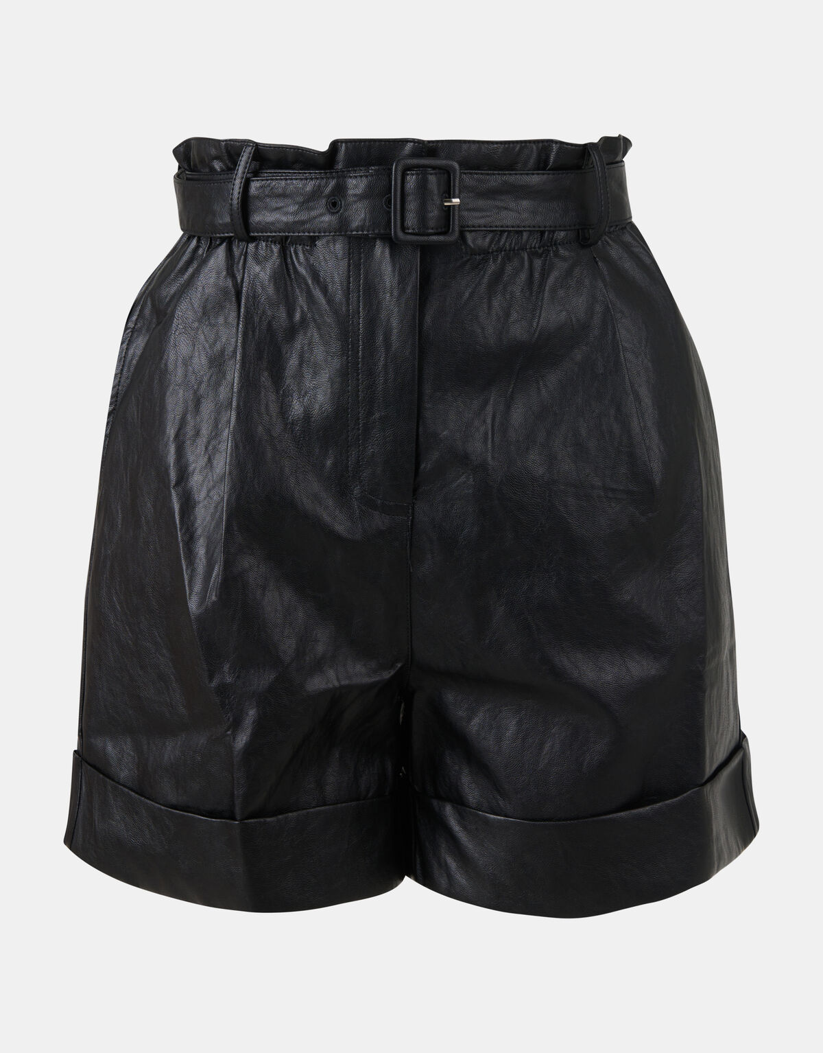 Shorts aus veganem Leder SHOEBY WOMEN