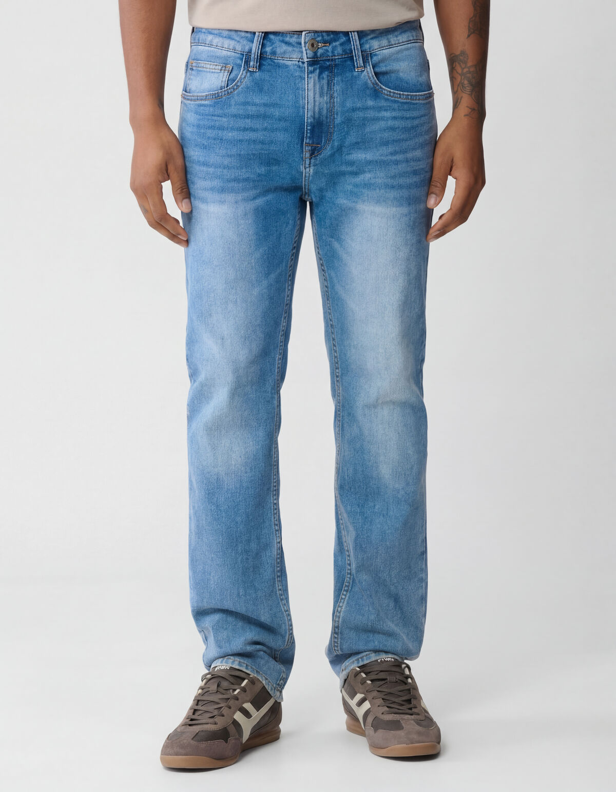 Straight Fit Jeans Mediumstone L34 SHOEBY MEN