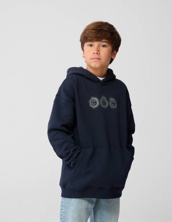 Cooler Artwork Hoodie Dunkelblau SHOEBY BOYS