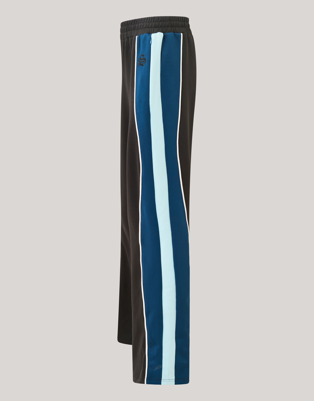 Colourblock-Hose mit weitem Bein Schwarz/Blau SHOEBY WOMEN