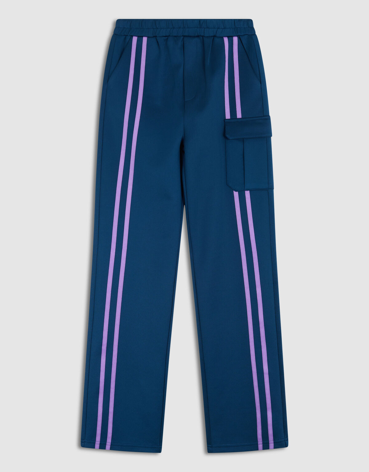 Weite Hose mit Streifen vorne in Blau SHOEBY GIRLS