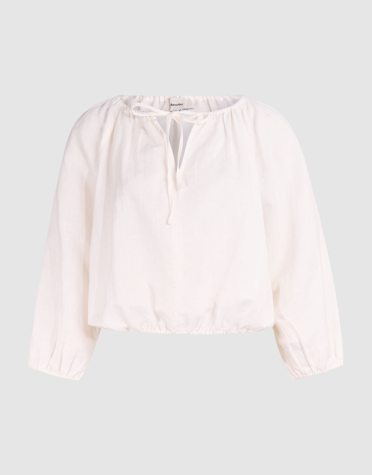 Linnen Blouse Wit By Mieke SHOEBY WOMEN
