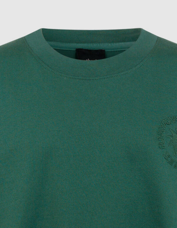 Embroidery Artwork T-Shirt Dunkelgr&uuml;n SHOEBY BOYS