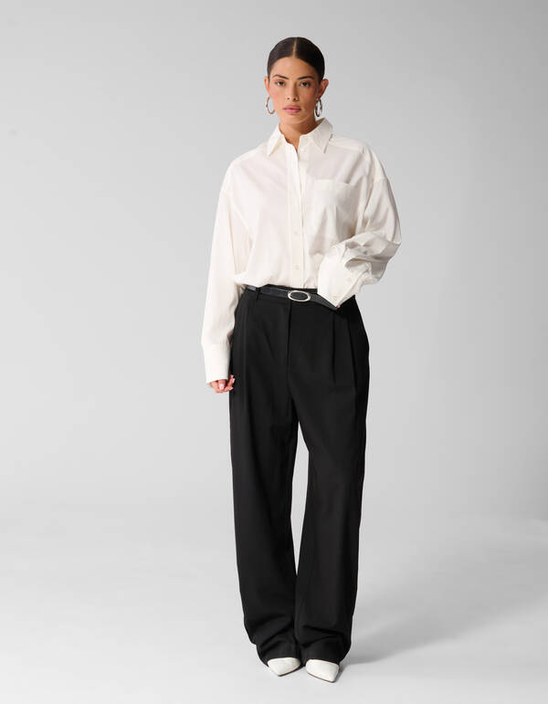 Oversized Bluse Wei&szlig; By Anna SHOEBY WOMEN