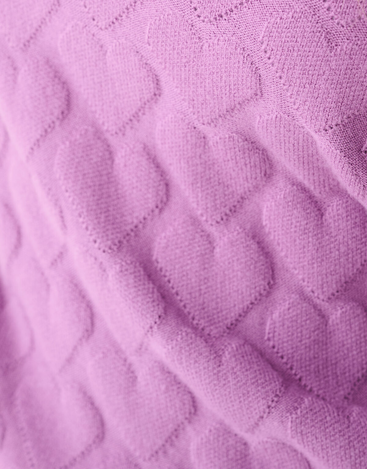 Stricktop mit Herzmotiv Lila SHOEBY GIRLS