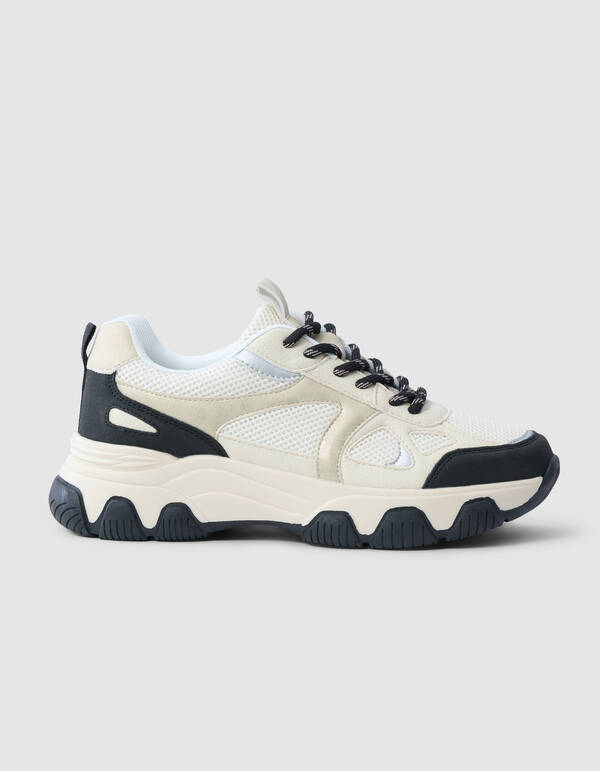 Colorblock Sneaker Silber SHOEBY SHOES