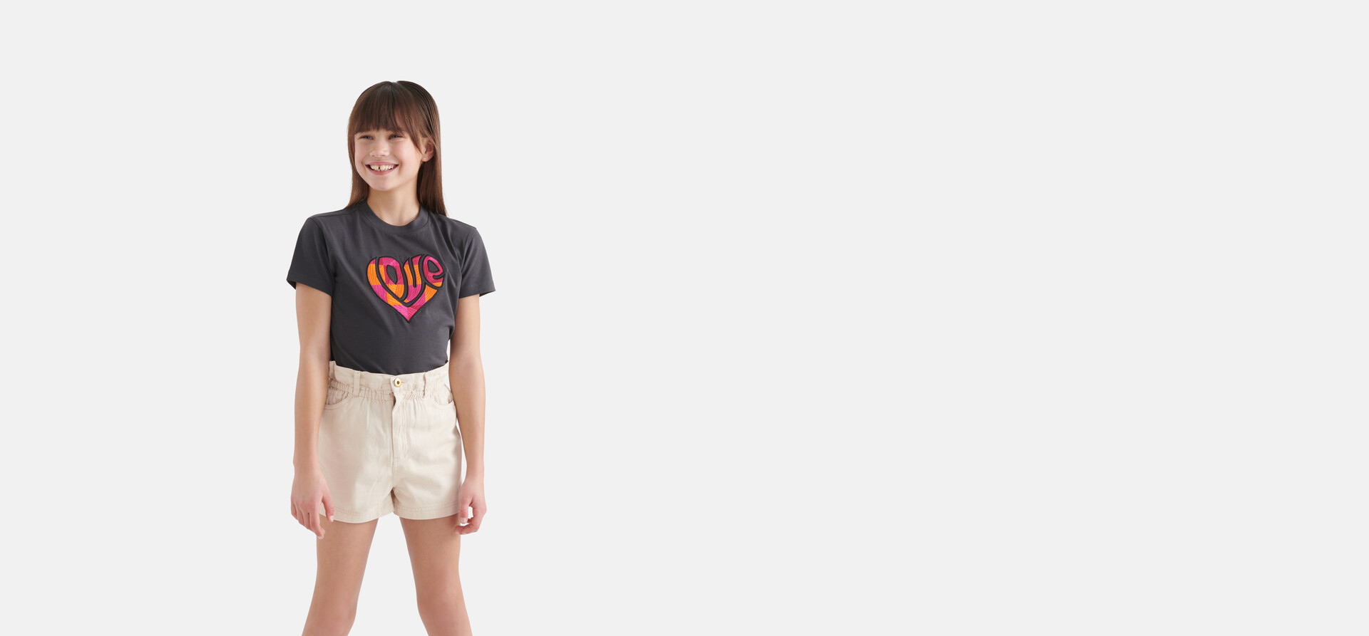 Twill Short Beige SHOEBY GIRLS