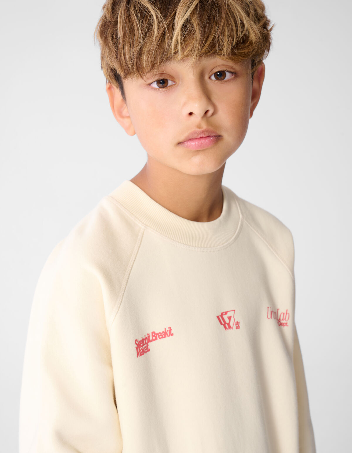 Sketch Pullover Ecru SHOEBY BOYS