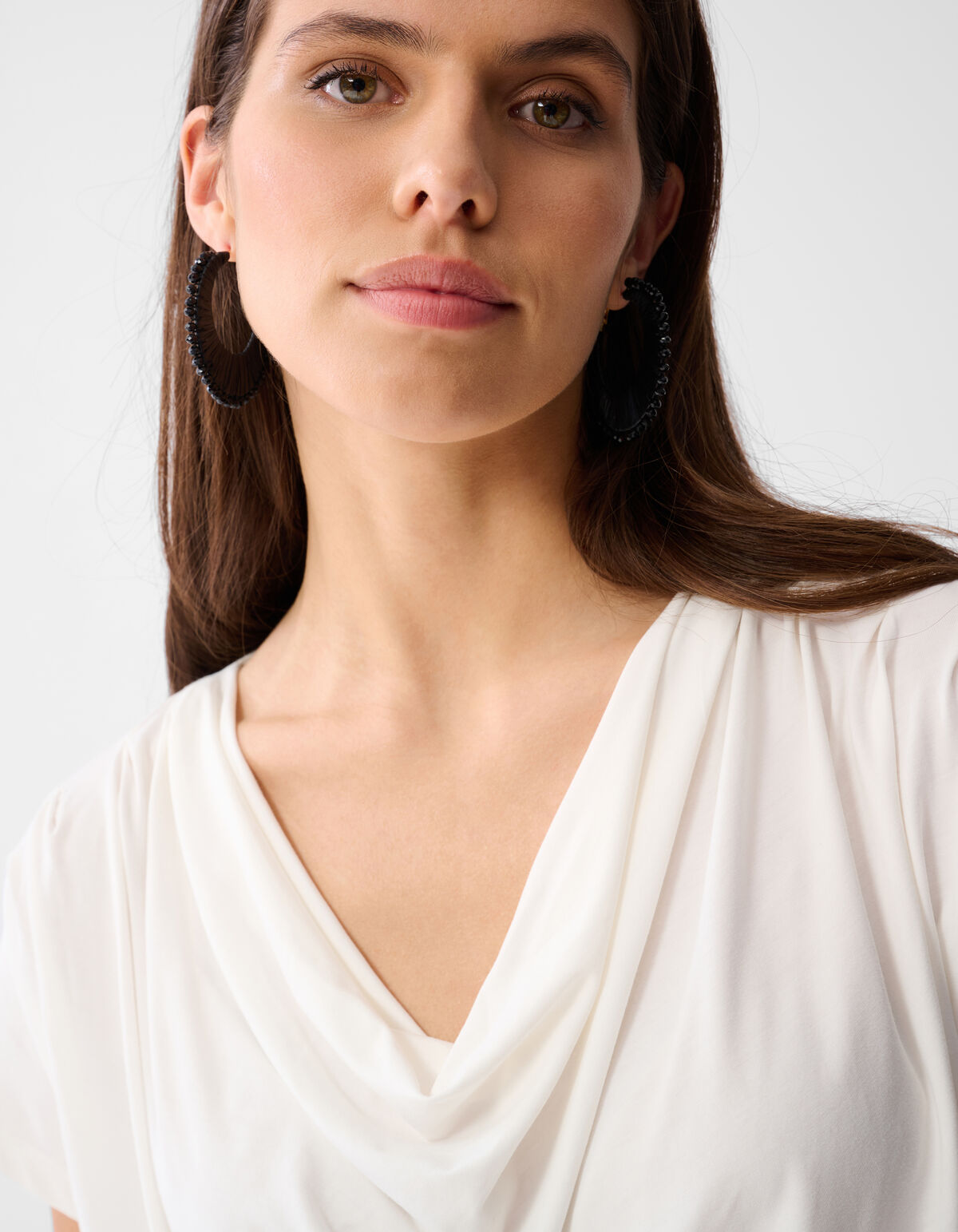 Drapiertes Top Off White SHOEBY WOMEN