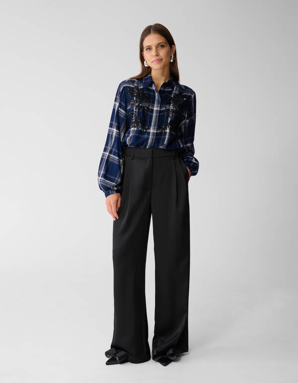 Diamond Beads Bluse Dunkelblau von Mieke SHOEBY WOMEN