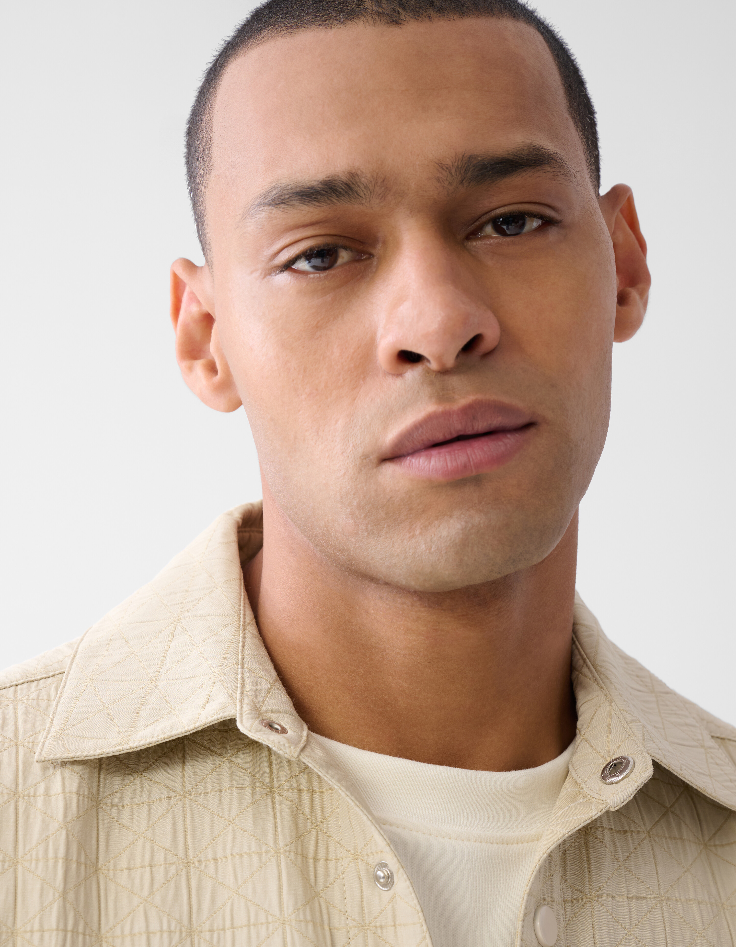 Triangel-Overshirt Beige SHOEBY MEN