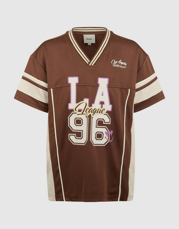 Baseball T-Shirt Braun SHOEBY GIRLS