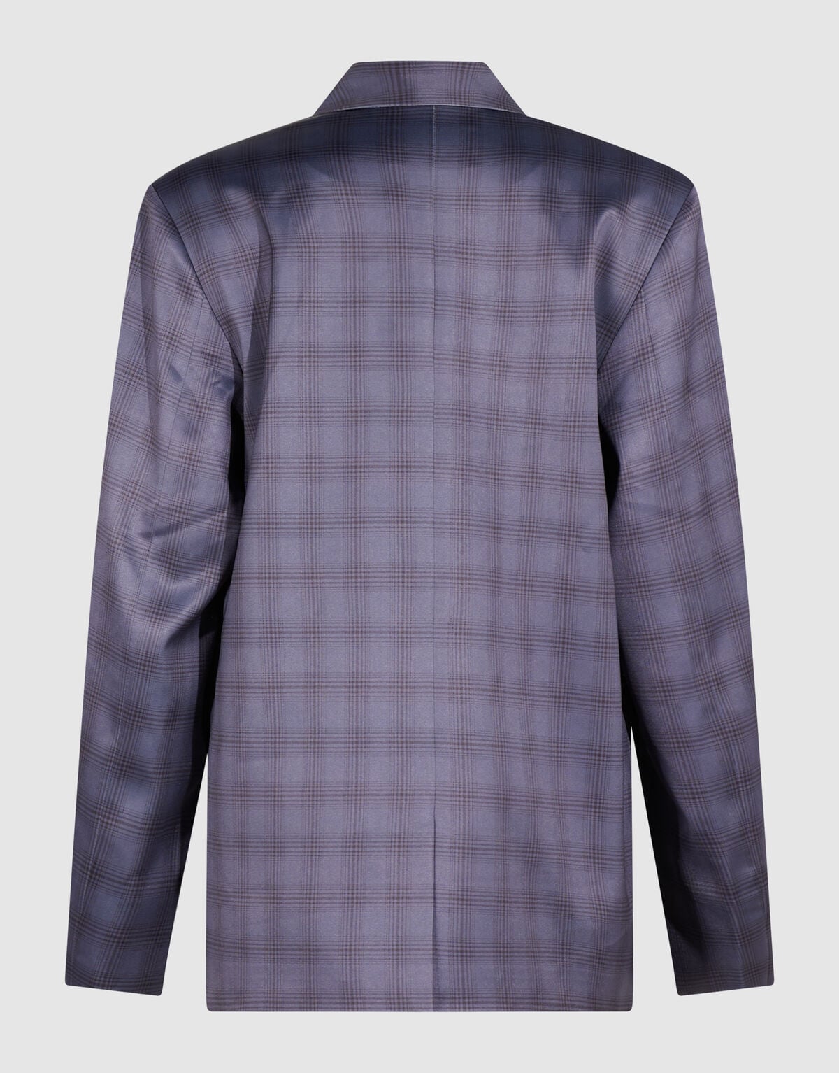 Satin-Karoblazer Grau By Mieke SHOEBY WOMEN