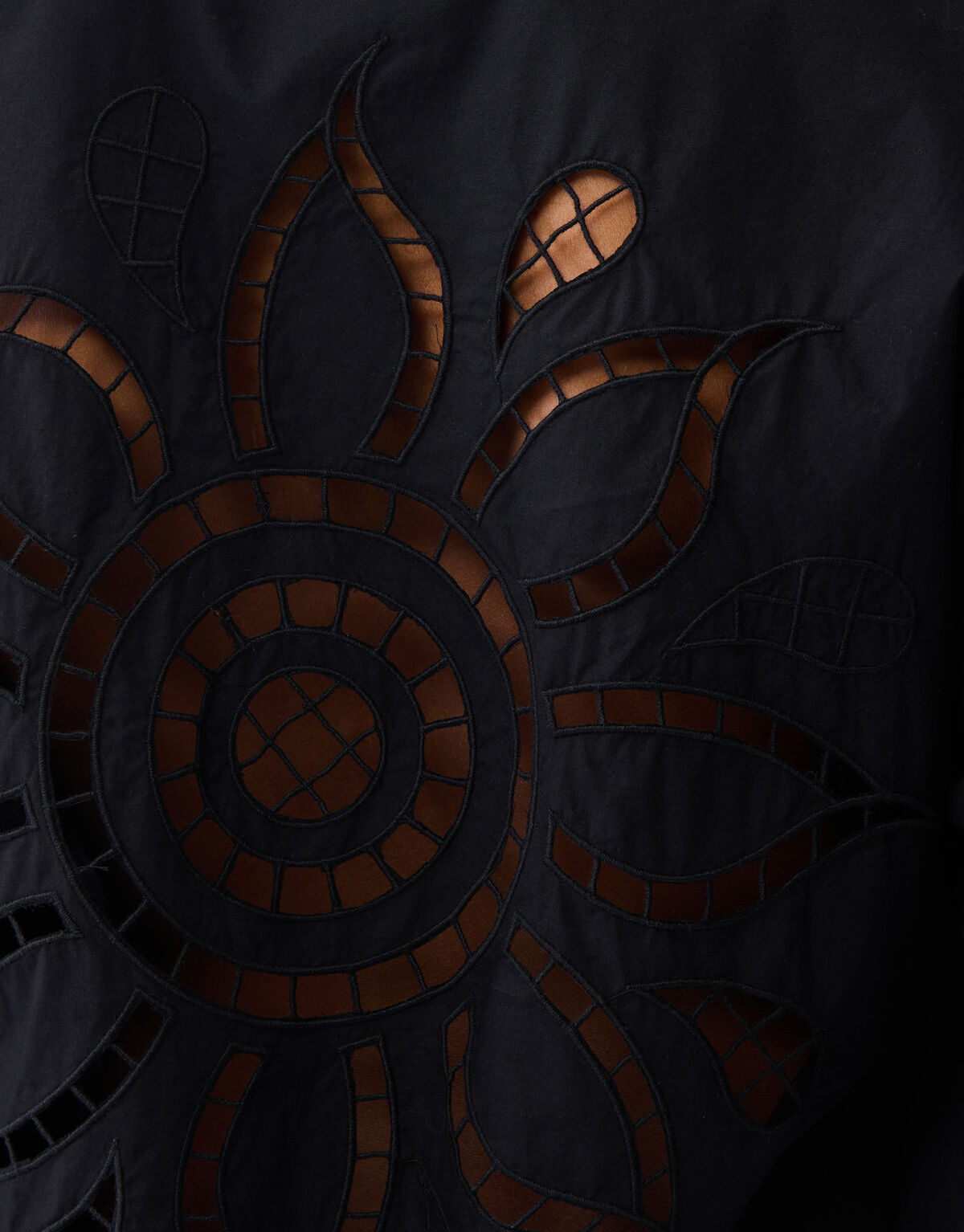 Besticktes Midikleid Schwarz SHOEBY WOMEN