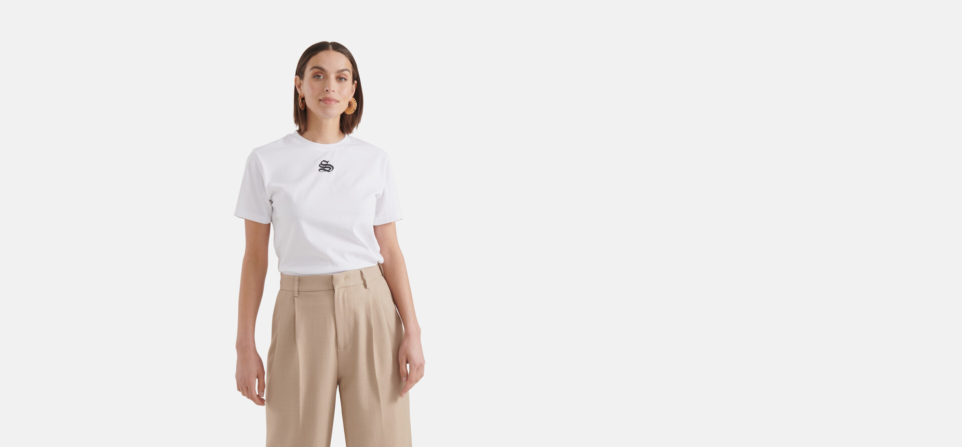 Signature Artwork T-shirt Weiß SHOEBY WOMEN