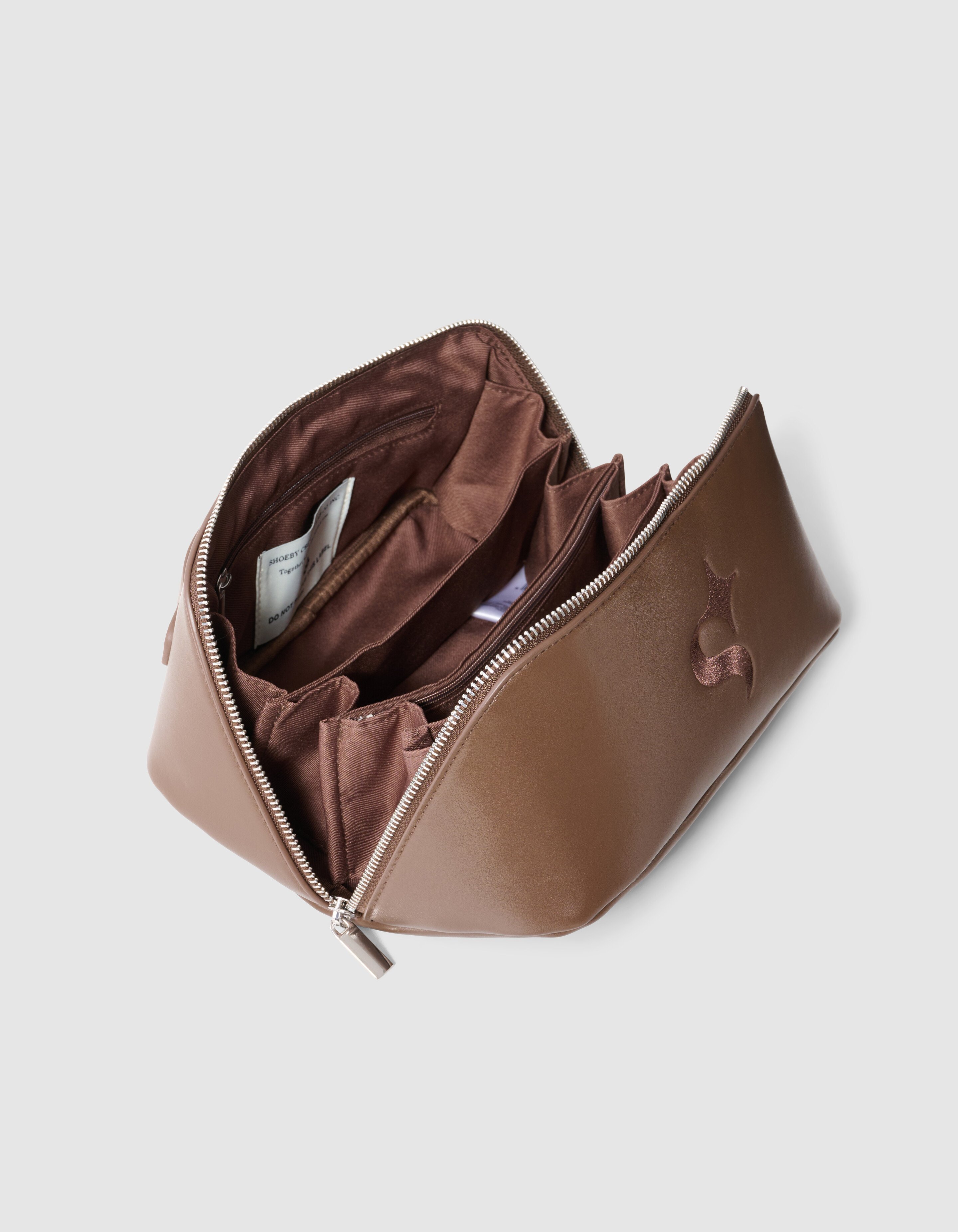 Kosmetiktasche Braun SHOEBY ACCESSOIRES