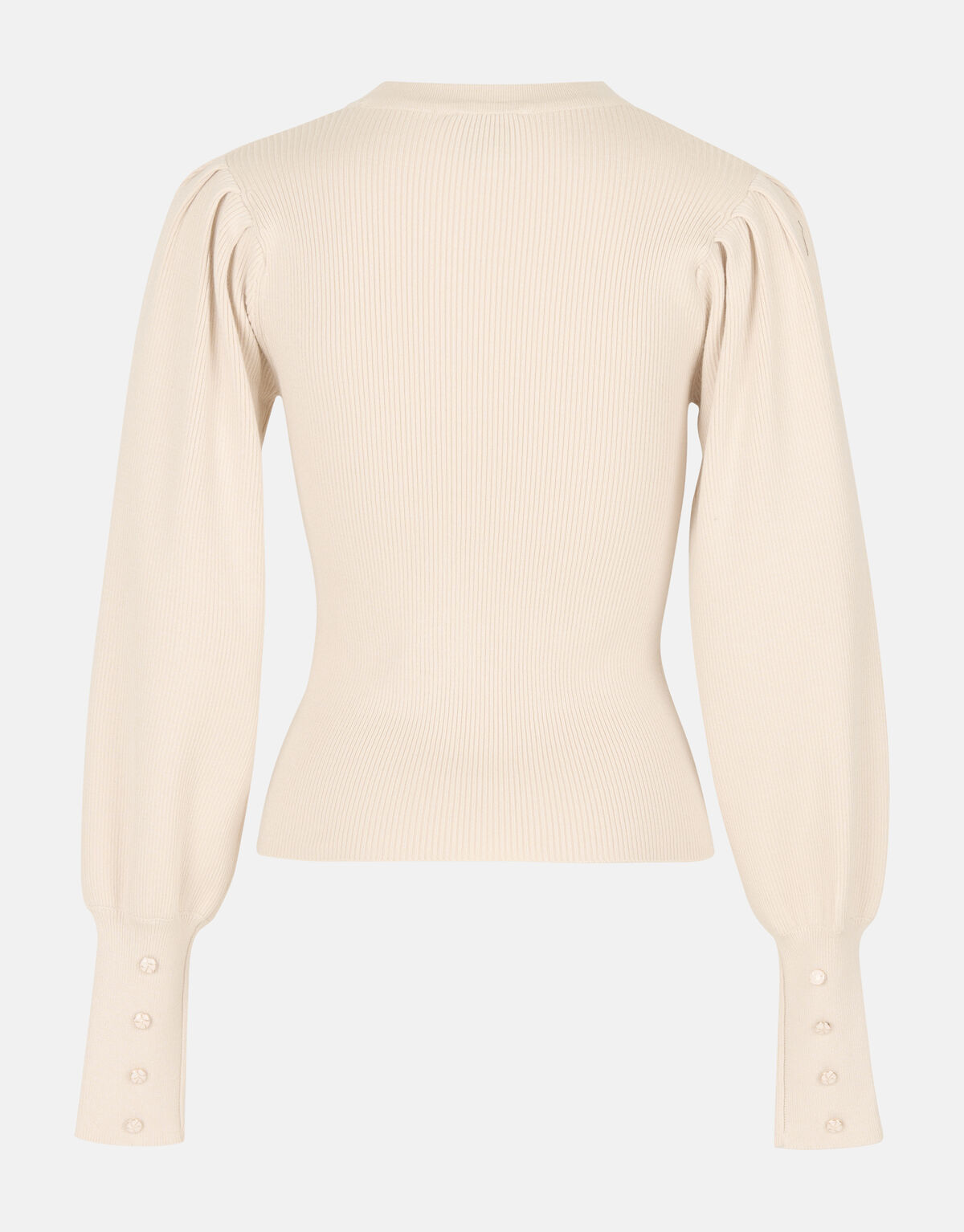 Rippenpullover Beige SHOEBY WOMEN
