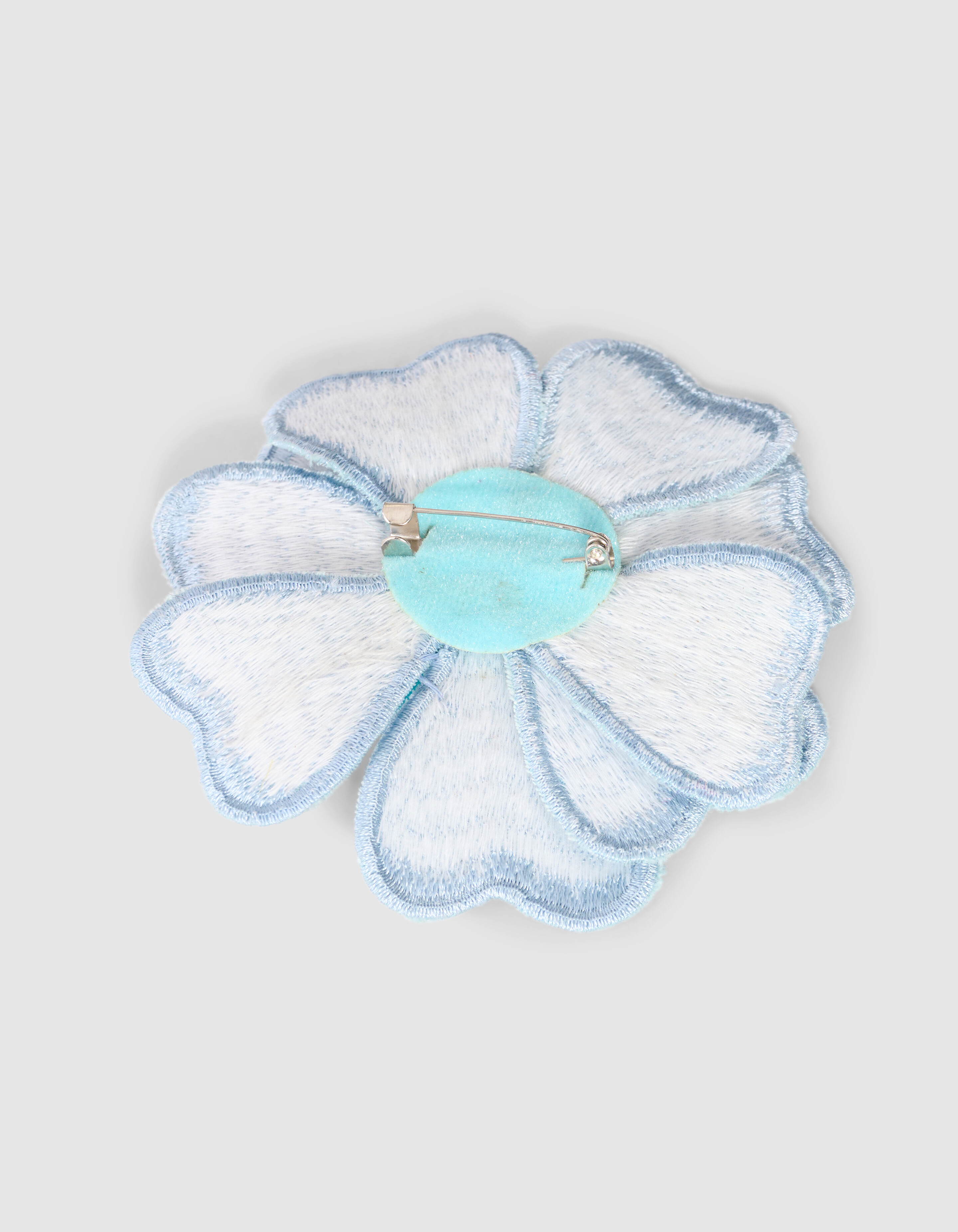 Blumenbrosche Hellblau SHOEBY ACCESSOIRES