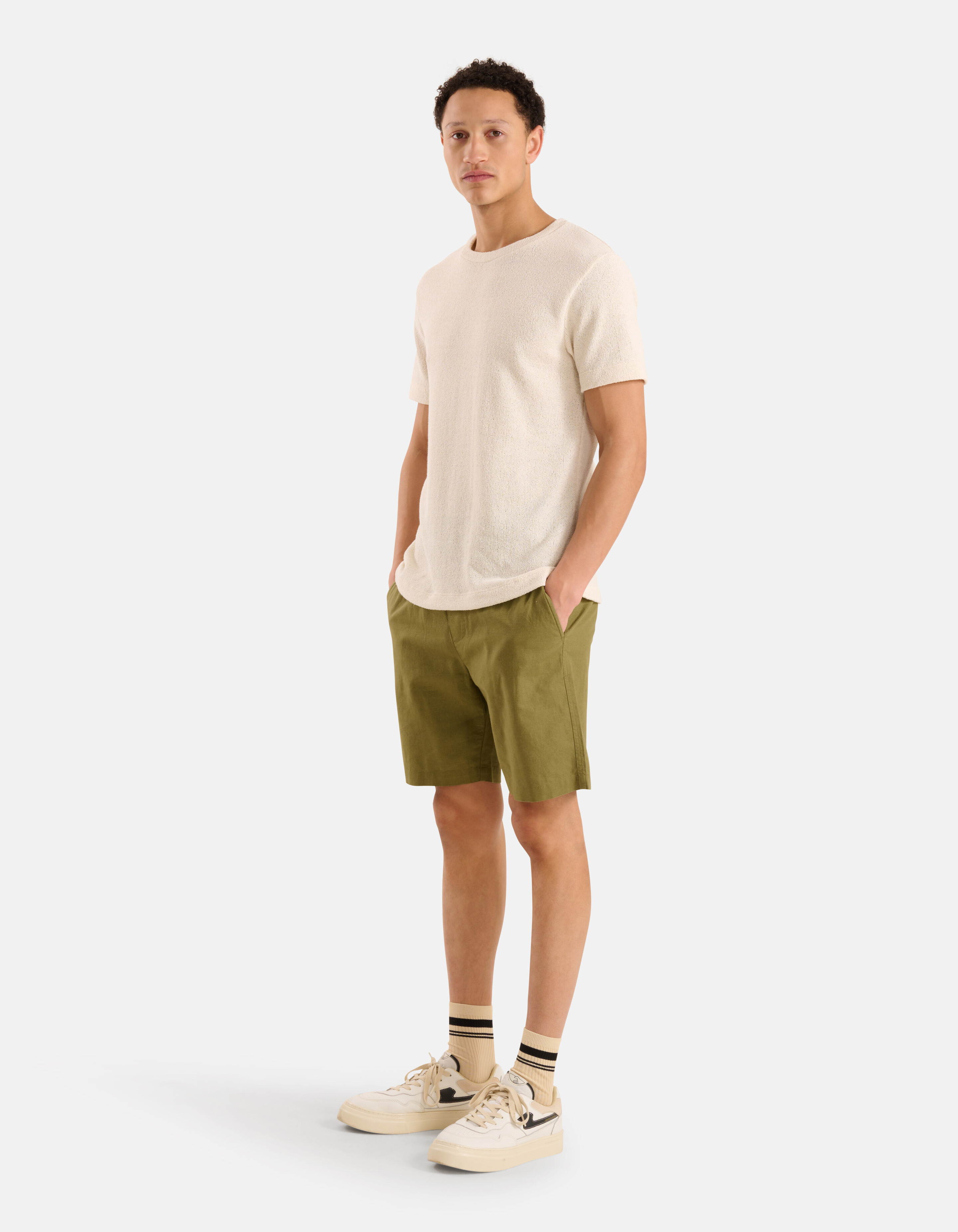Boucle-T-Shirt Off White SHOEBY MEN